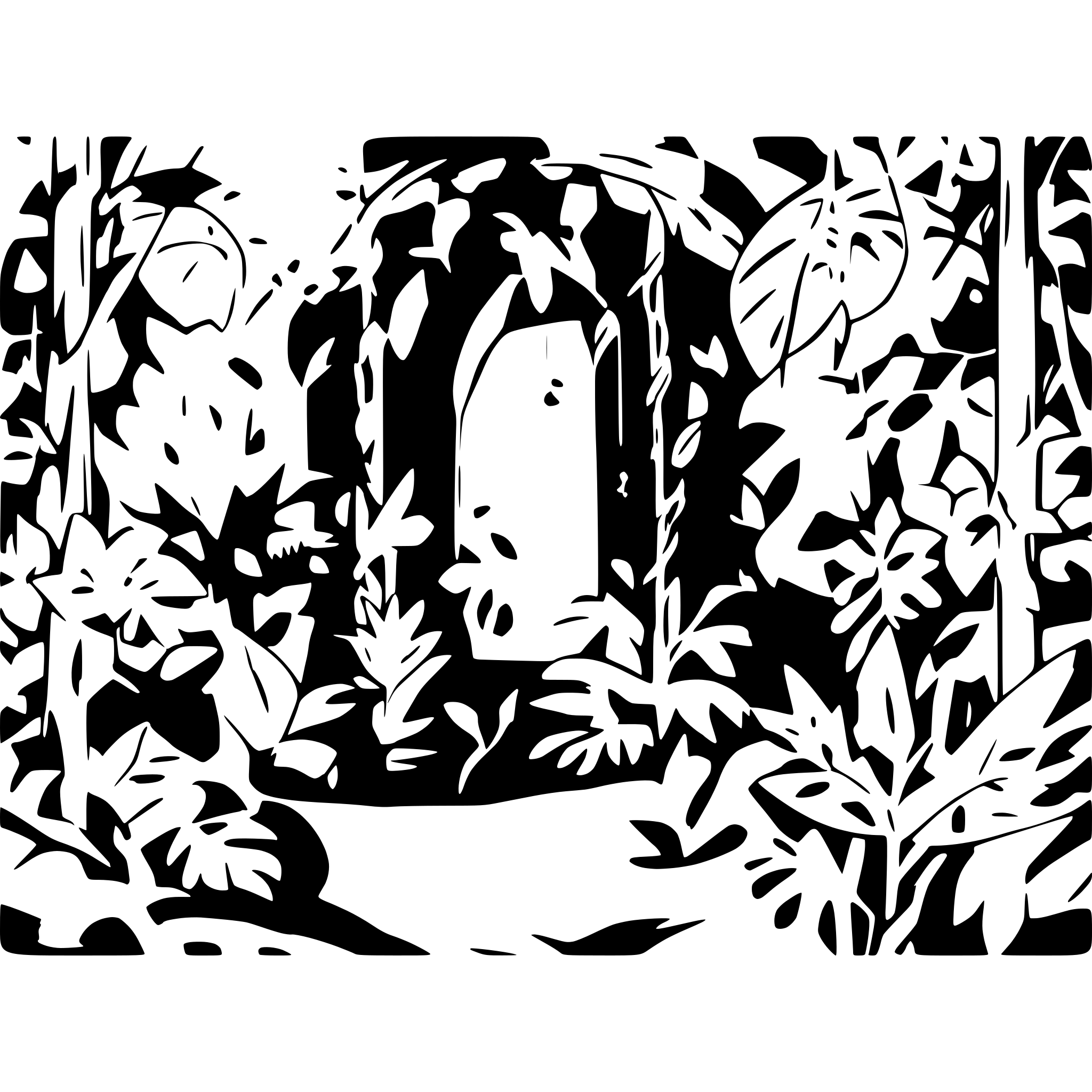 AI-generated SVG of a A vibrant jungle scene with lush green ferns, hanging vines, and a bright blue sky peeking through the dense foliage. Colorful butterflies flutter around, adding a playful touch to the lively environment. The atmosphere feels magical and full of life. Soft, warm sunlight filters through the trees, casting dappled light. Wide-angle perspective, slight camera sway to enhance the natural movement of leaves and butterflies.