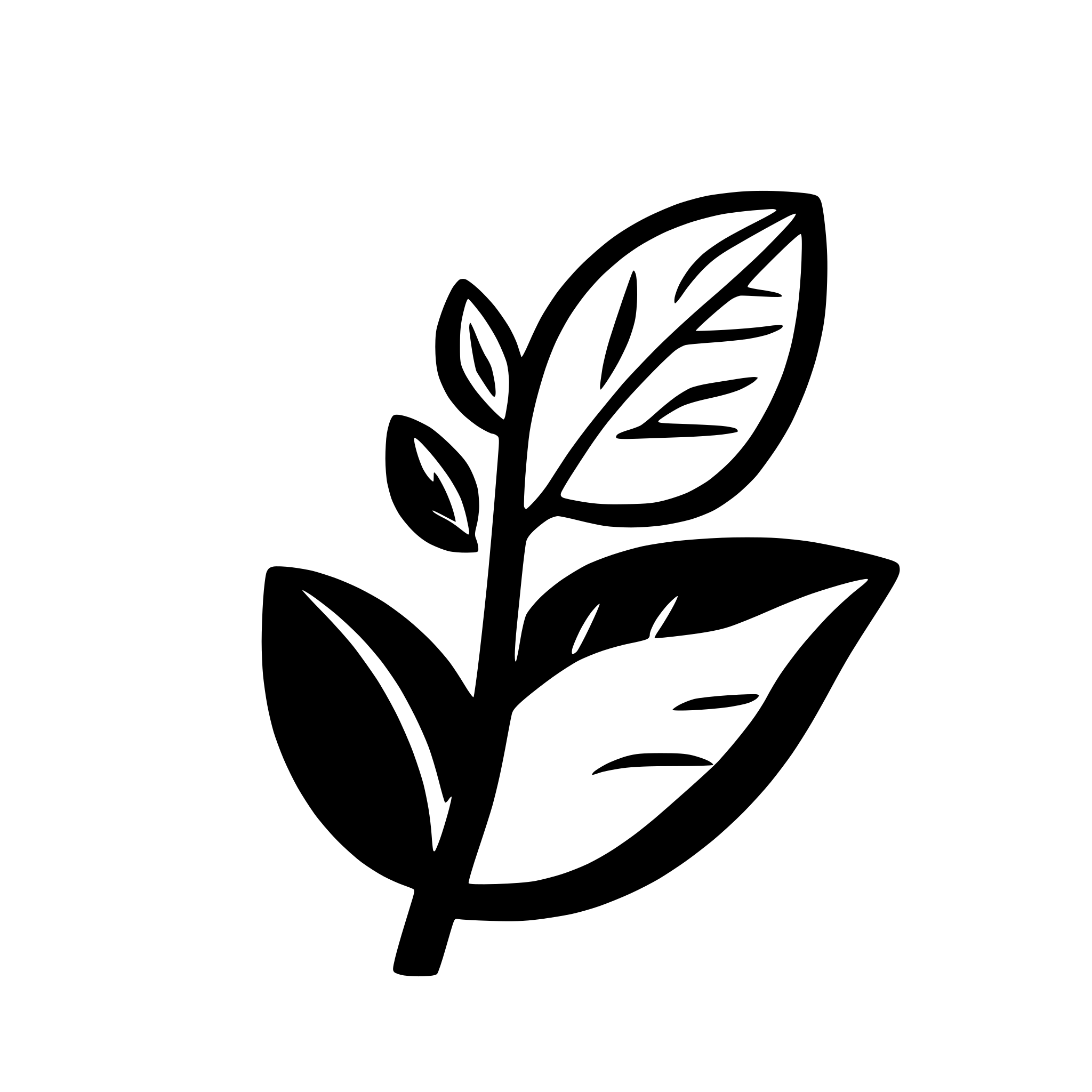 AI-generated SVG of 'a sophora leaf sprout'