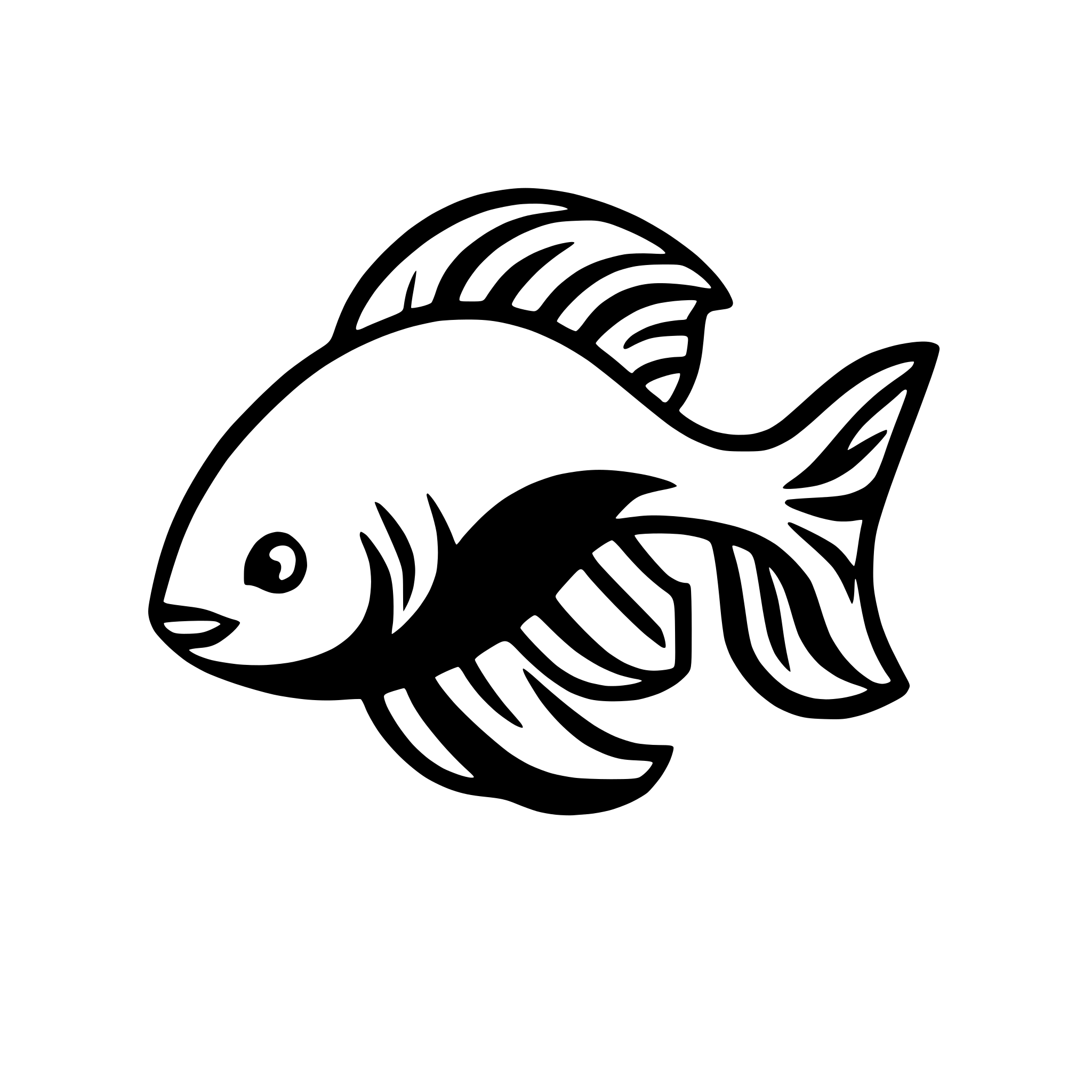 AI-generated SVG of a betta fish