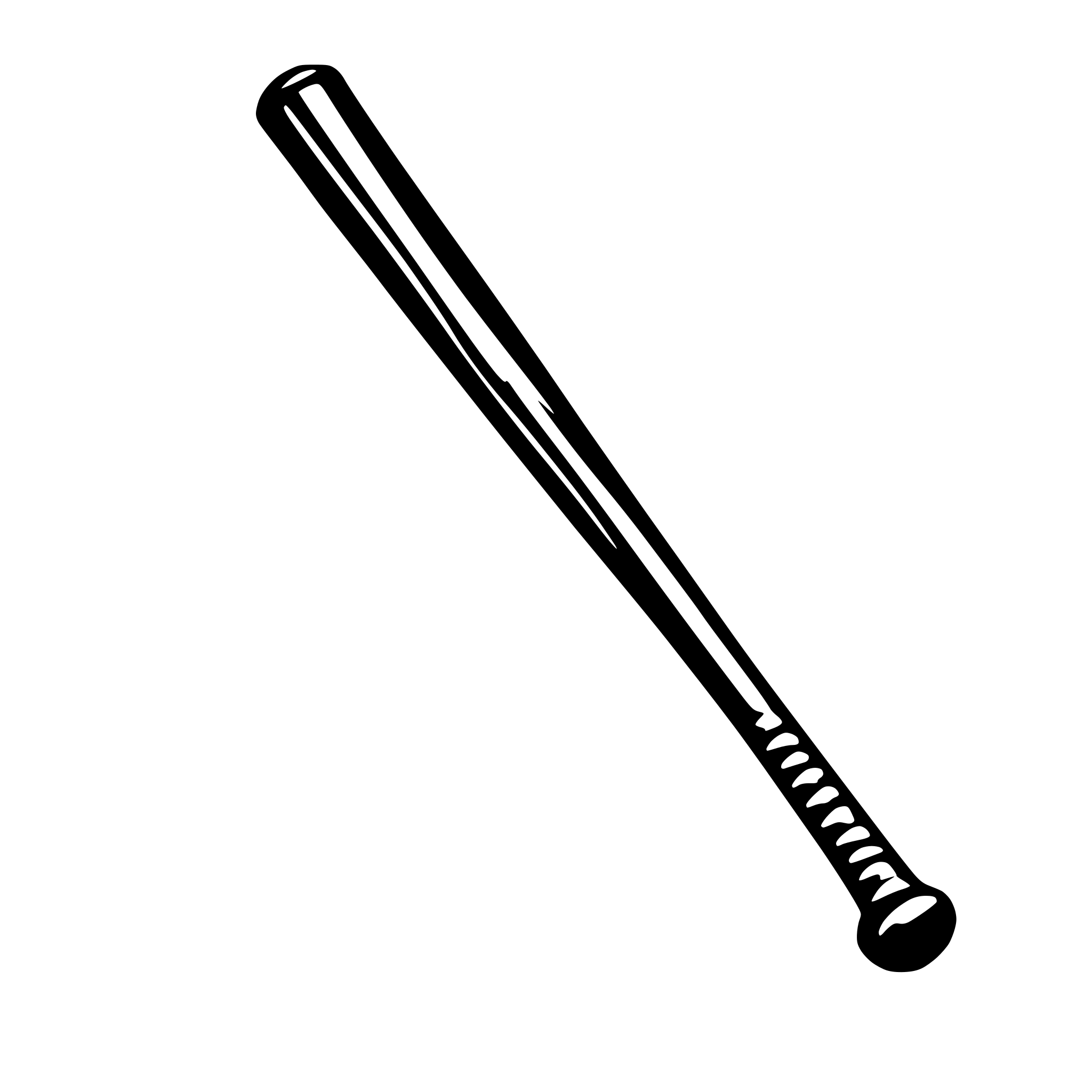 AI-generated SVG of a baseball bat