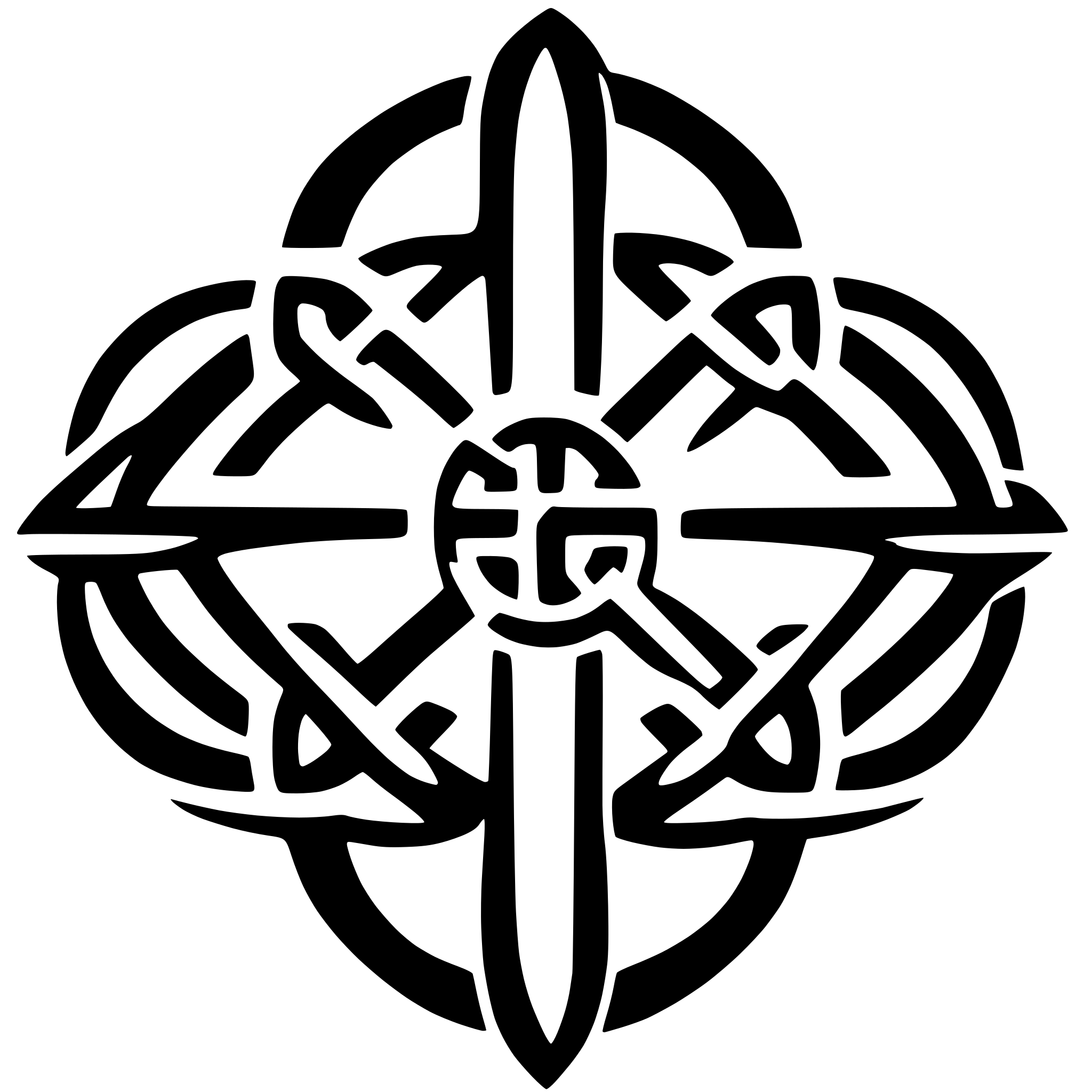 AI-generated SVG of 'celtic knot'