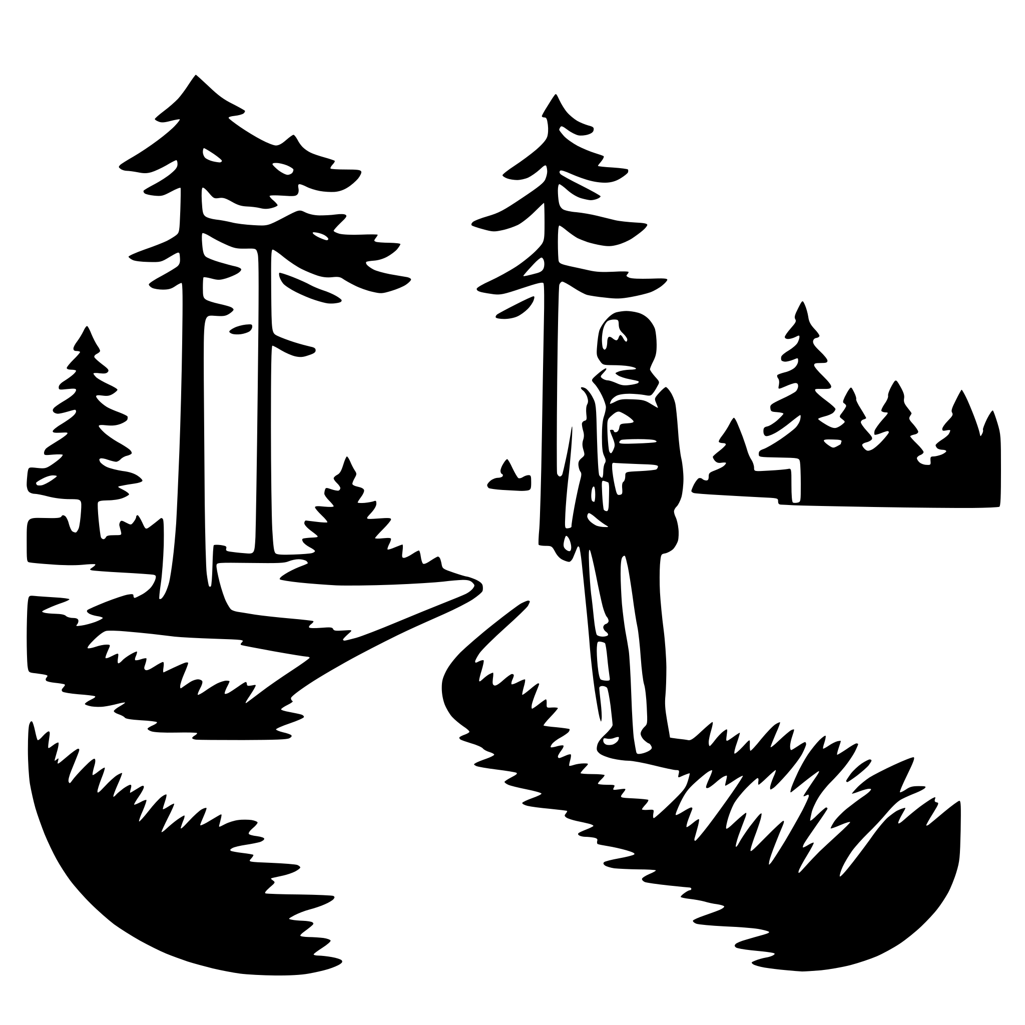 AI-generated SVG of 'wilderness experience'