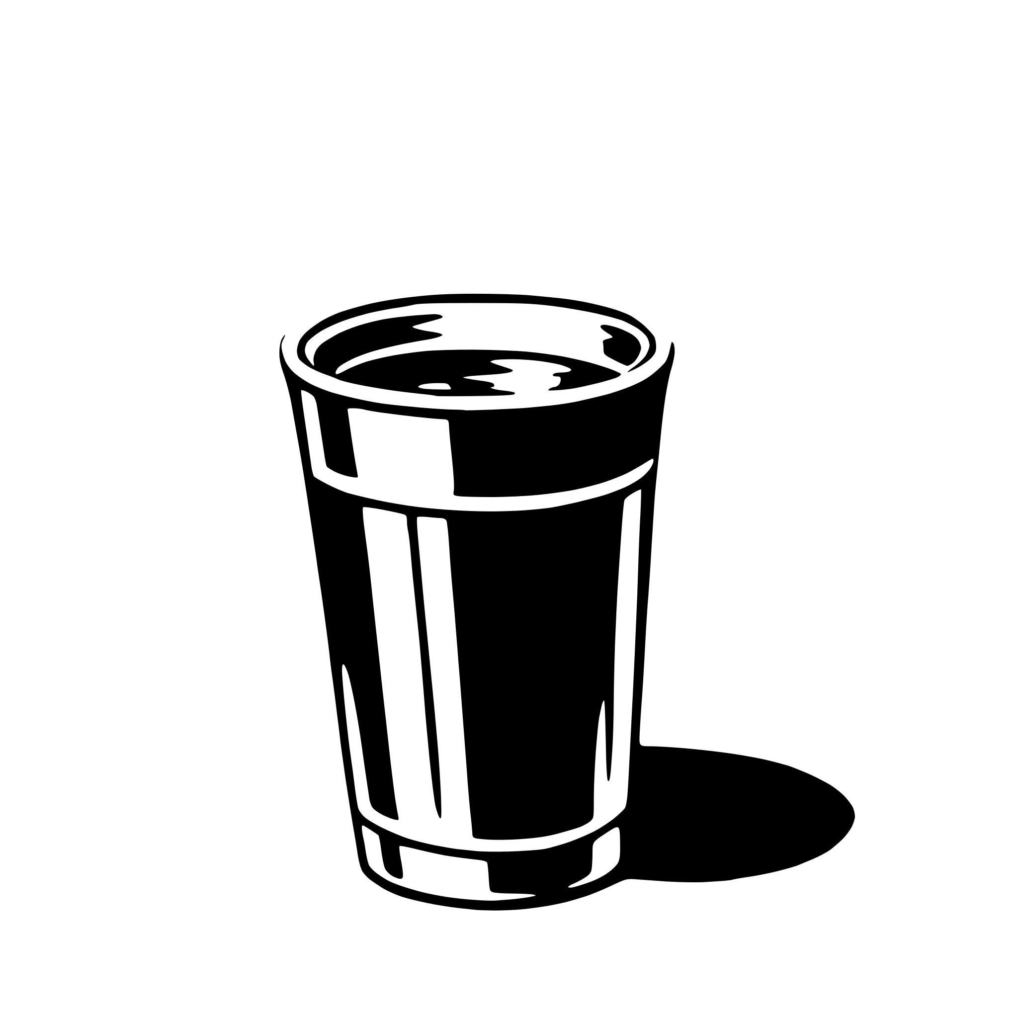 AI-generated SVG of a tumbler