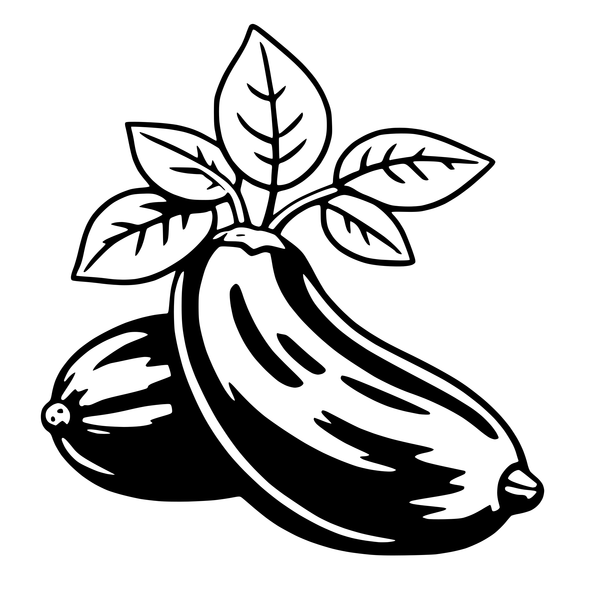 AI-generated SVG of 'eggplant'