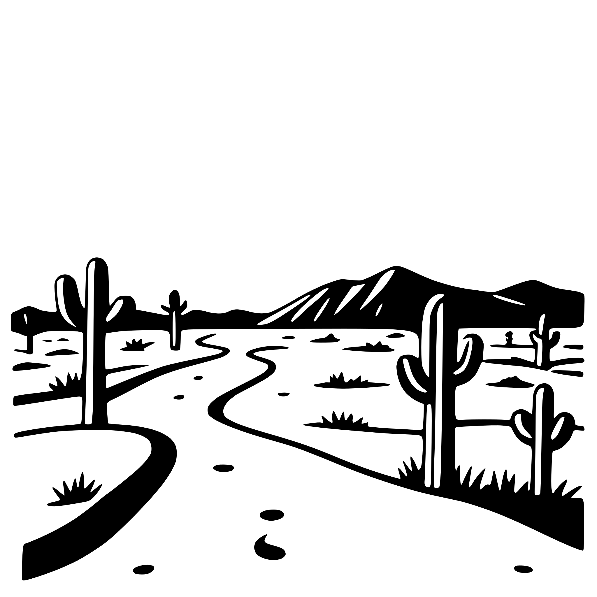 AI-generated SVG of 'starry night over desert'