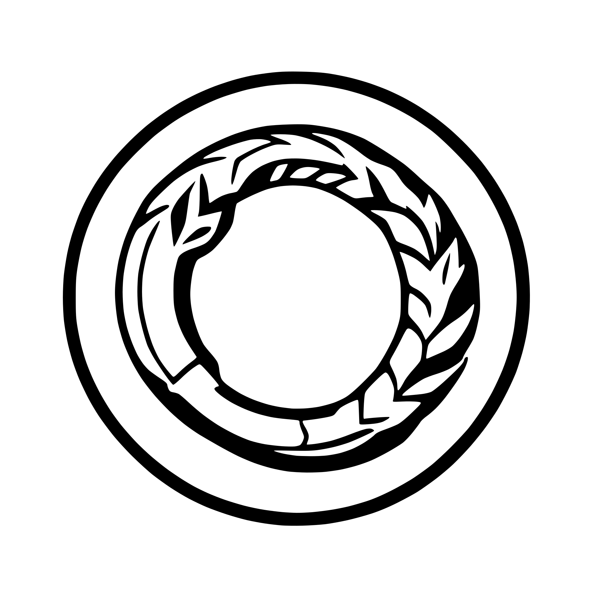 AI-generated SVG of 'ouroboros'