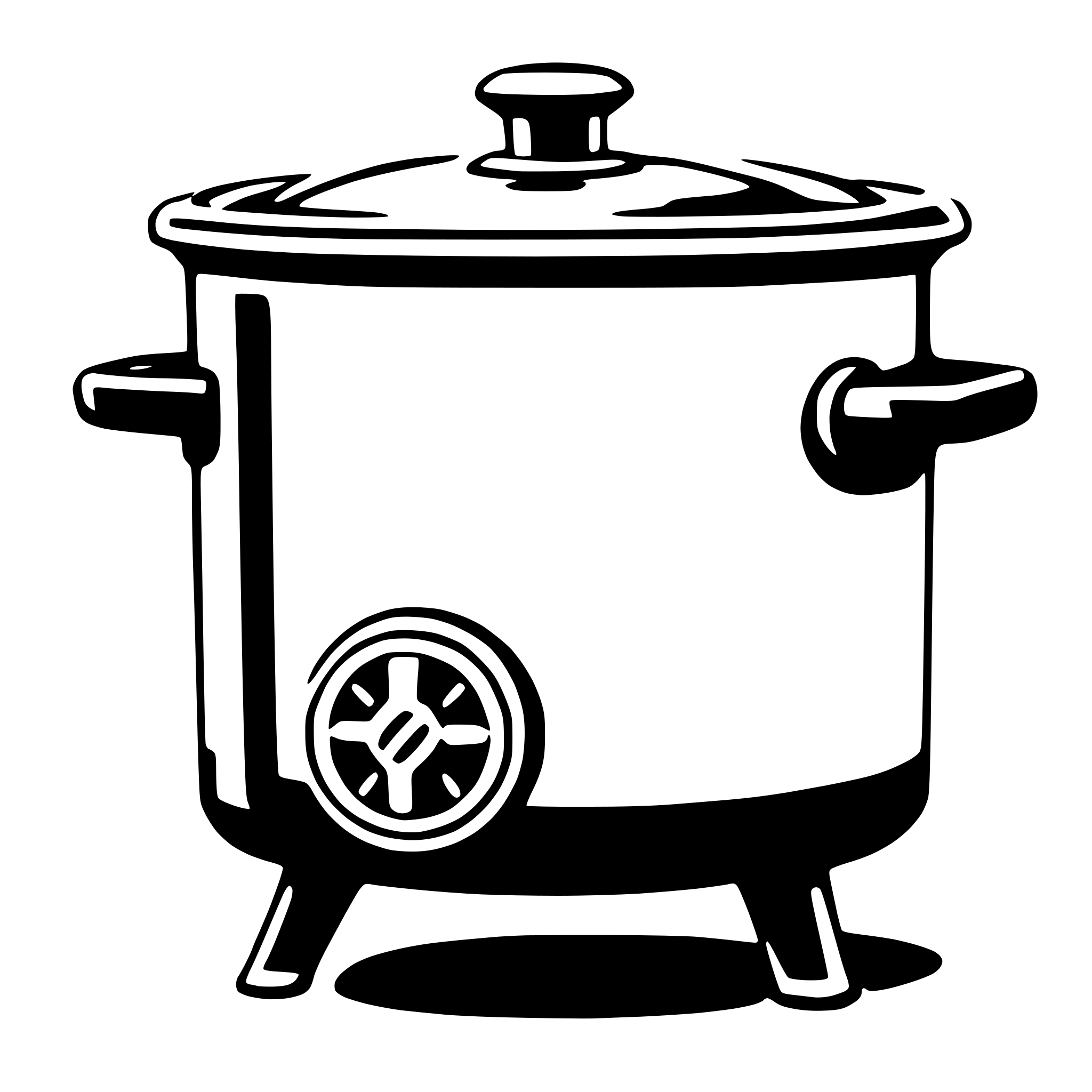 AI-generated SVG of a crockpot