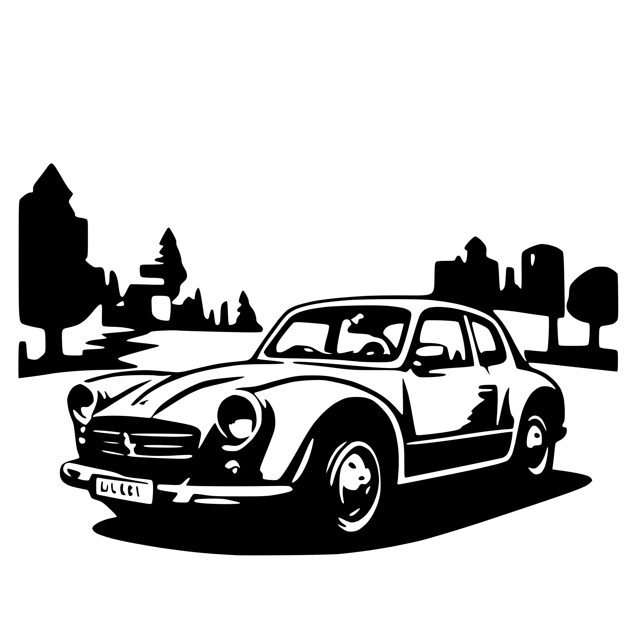 AI-generated SVG of a Peugeot