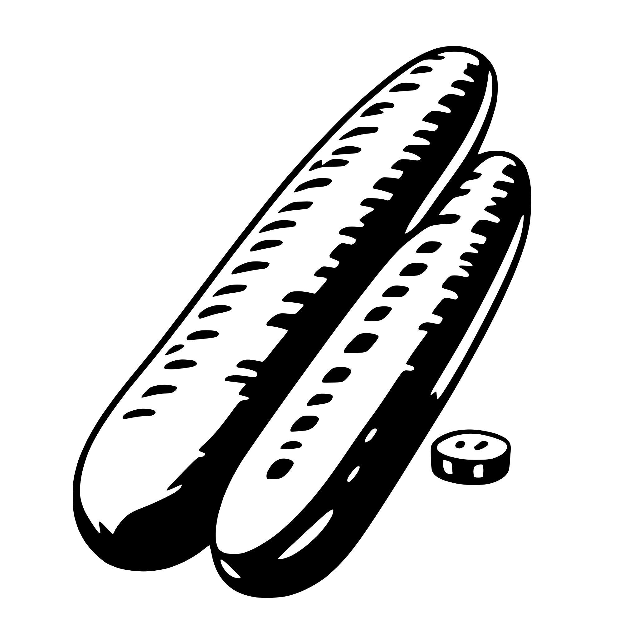 AI-generated SVG of a cucumber