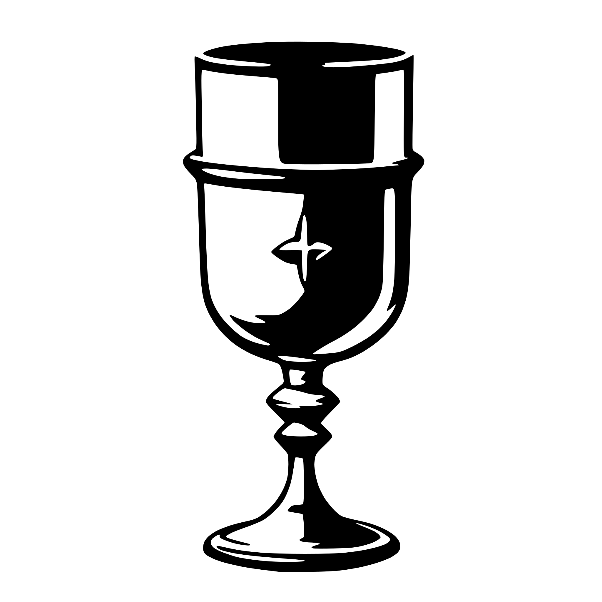 AI-generated SVG of 'chalice'
