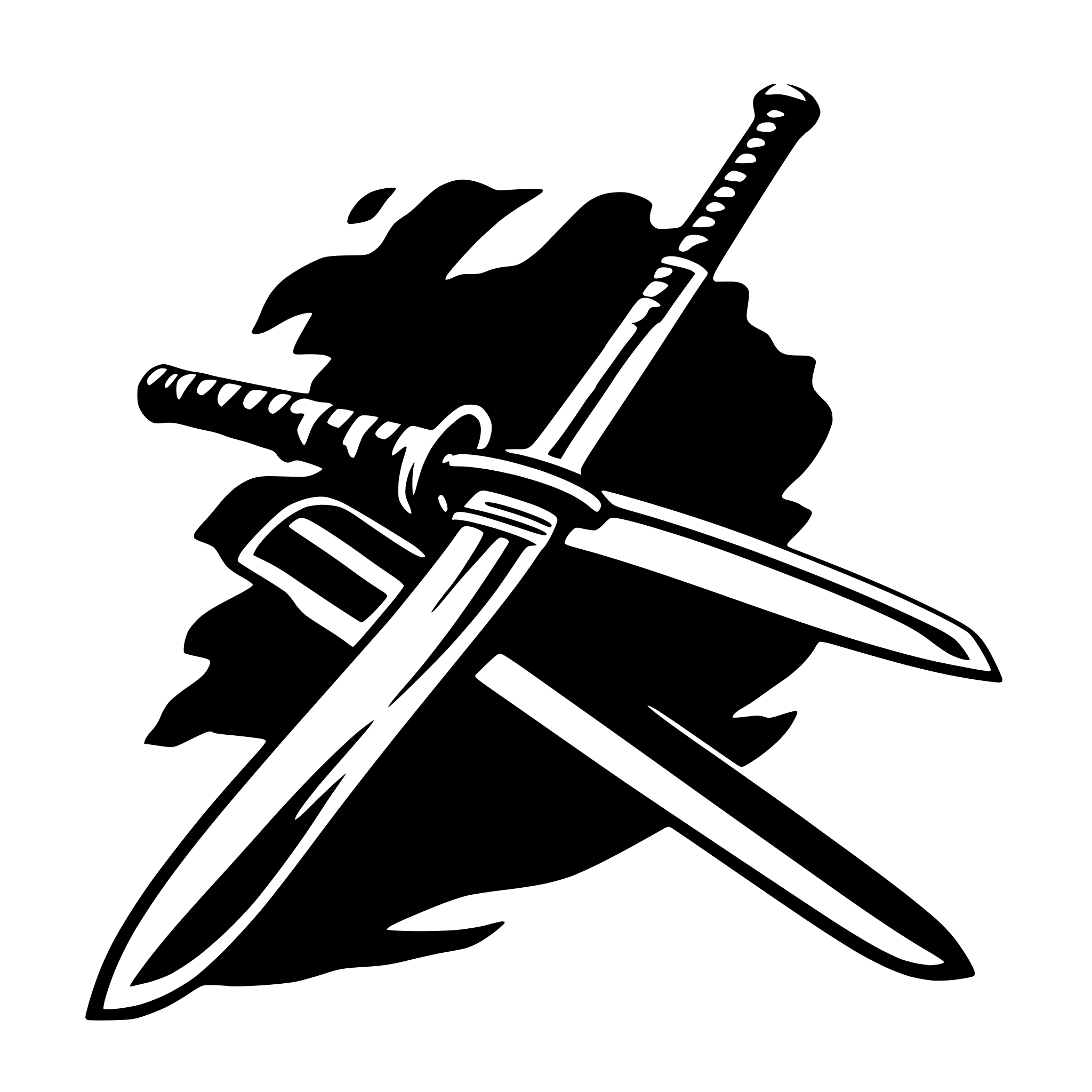 AI-generated SVG of 'Japanese Sword Katana'