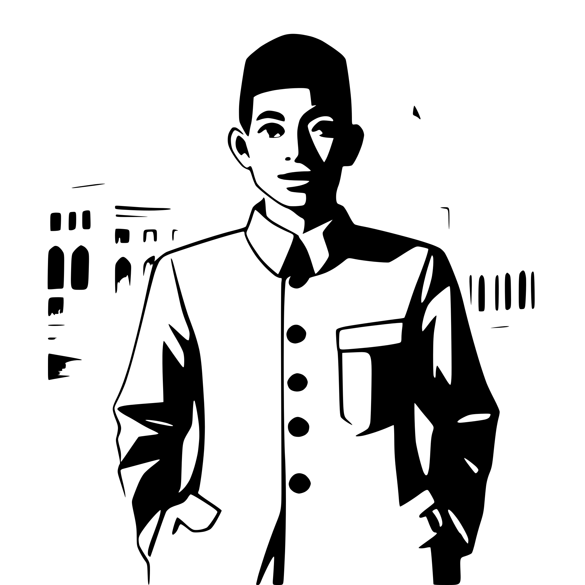 AI-generated SVG of a Portrait of Soekarno, wearing traditional Javanese clothing, standing with enthusiasm in the city of Surabaya in the early 1900s, the setting of the city is colonial times.
