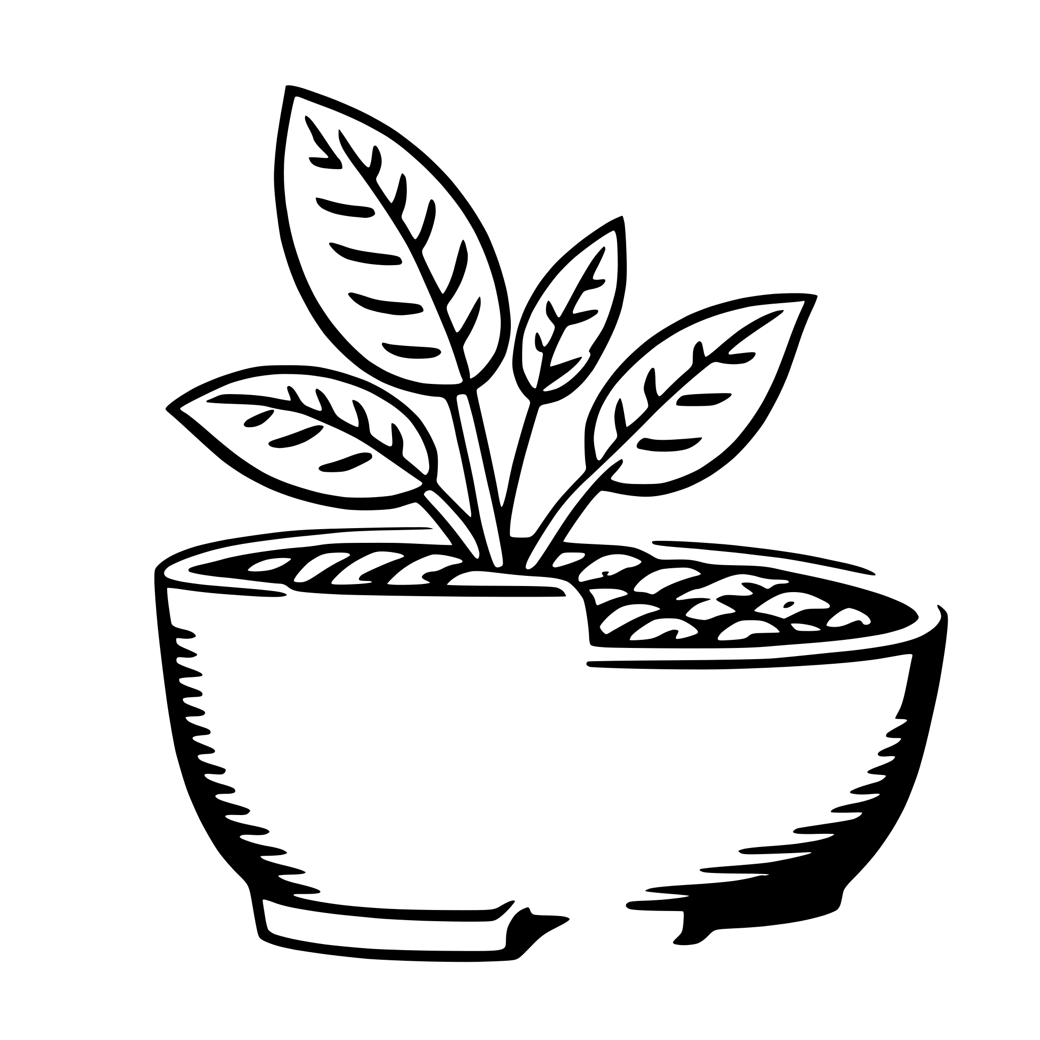 AI-generated SVG of 'flaxseed'