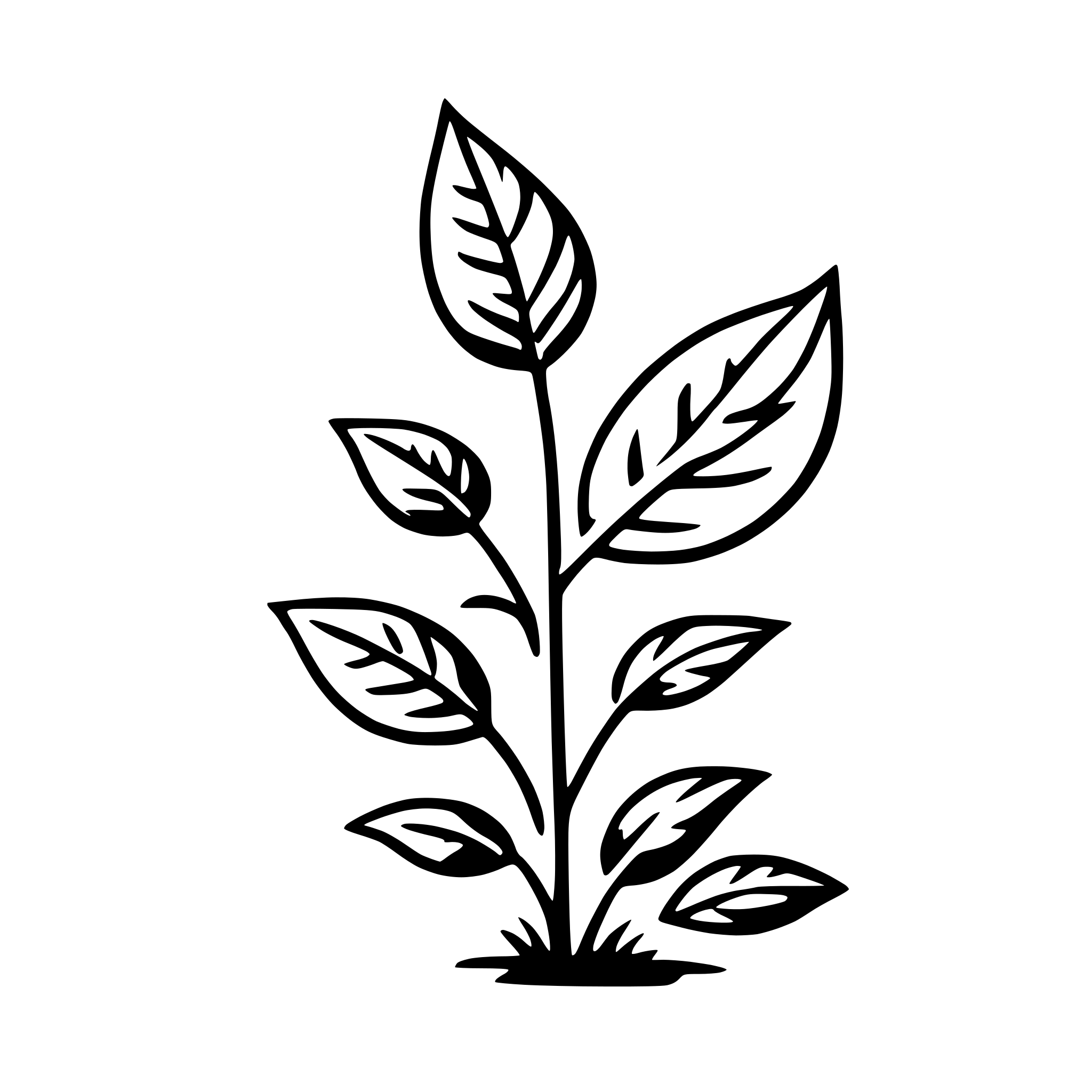 AI-generated SVG of a leaflet