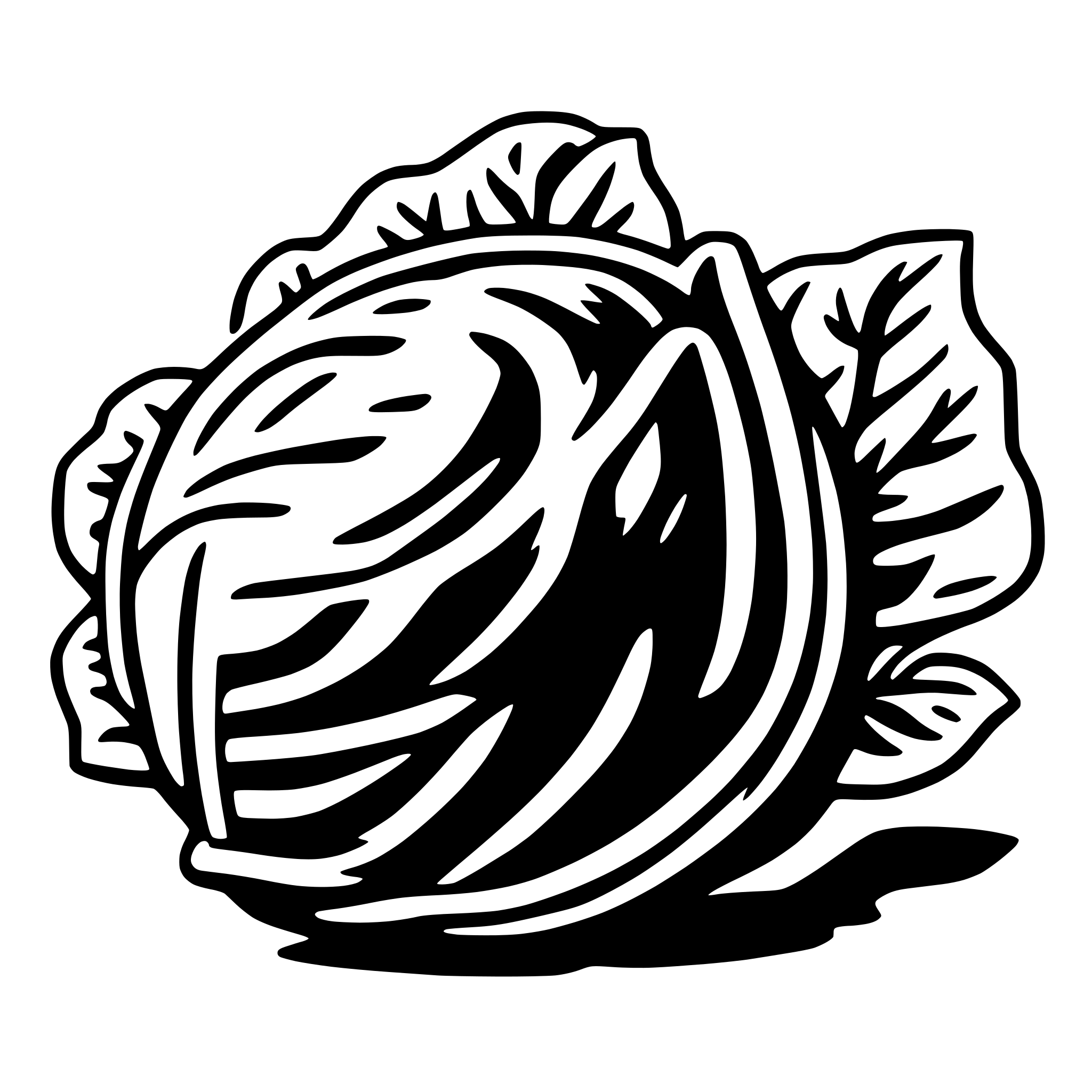 AI-generated SVG of 'red cabbage'