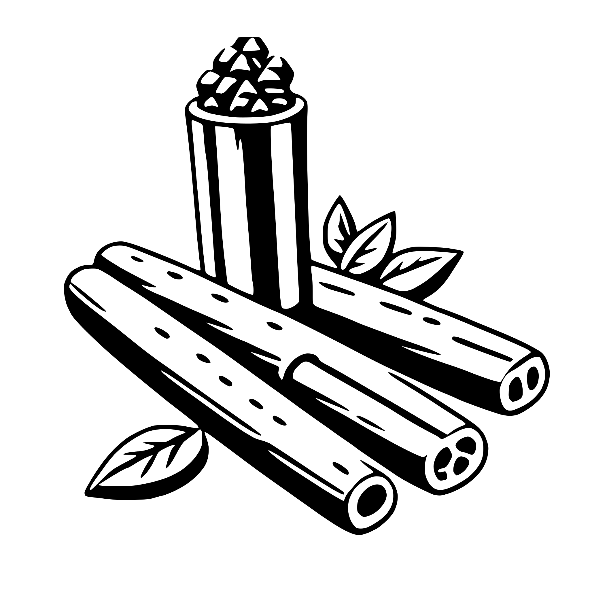 AI-generated SVG of a cinnamon