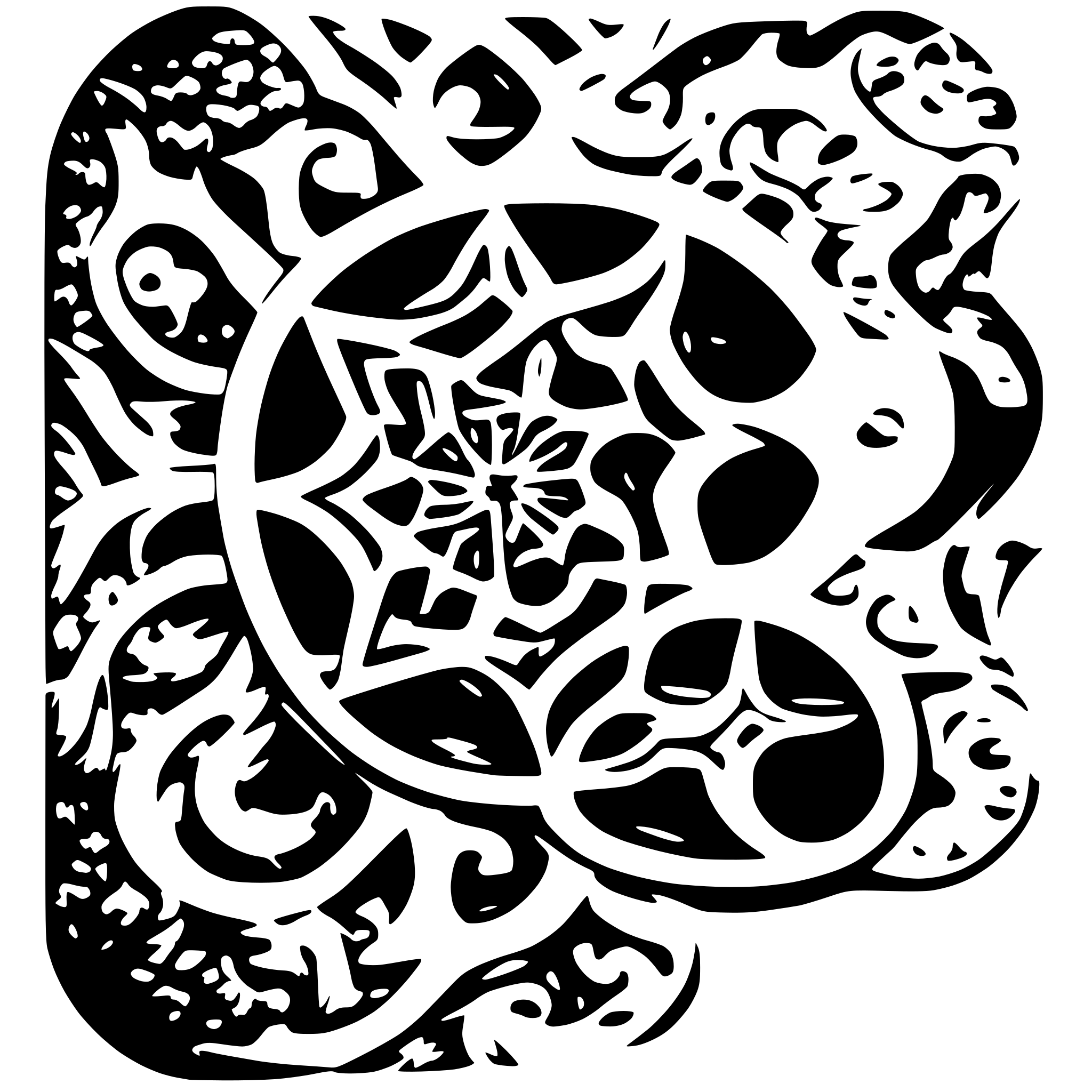 AI-generated SVG of a design book