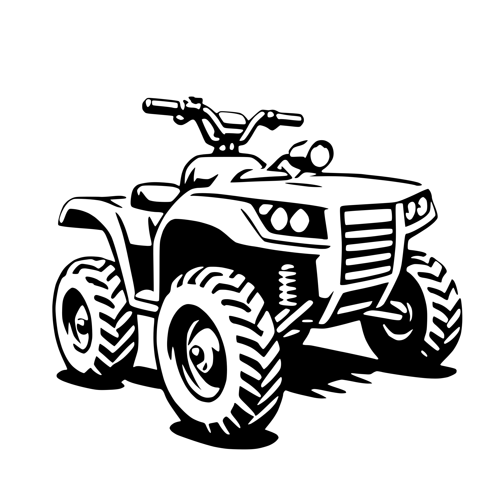 AI-generated SVG of 'all-terrain vehicle (atv)'