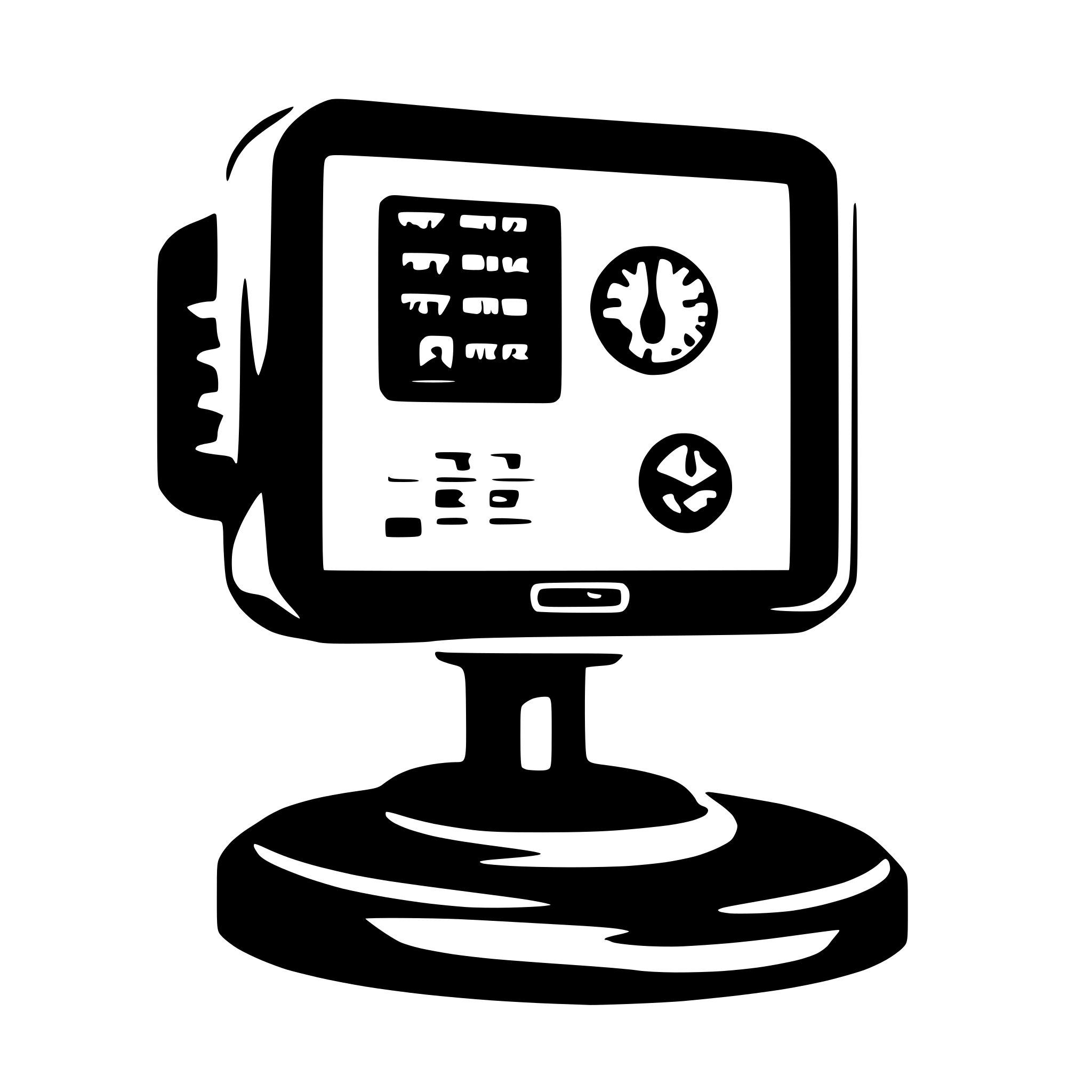 AI-generated SVG of a project status monitor