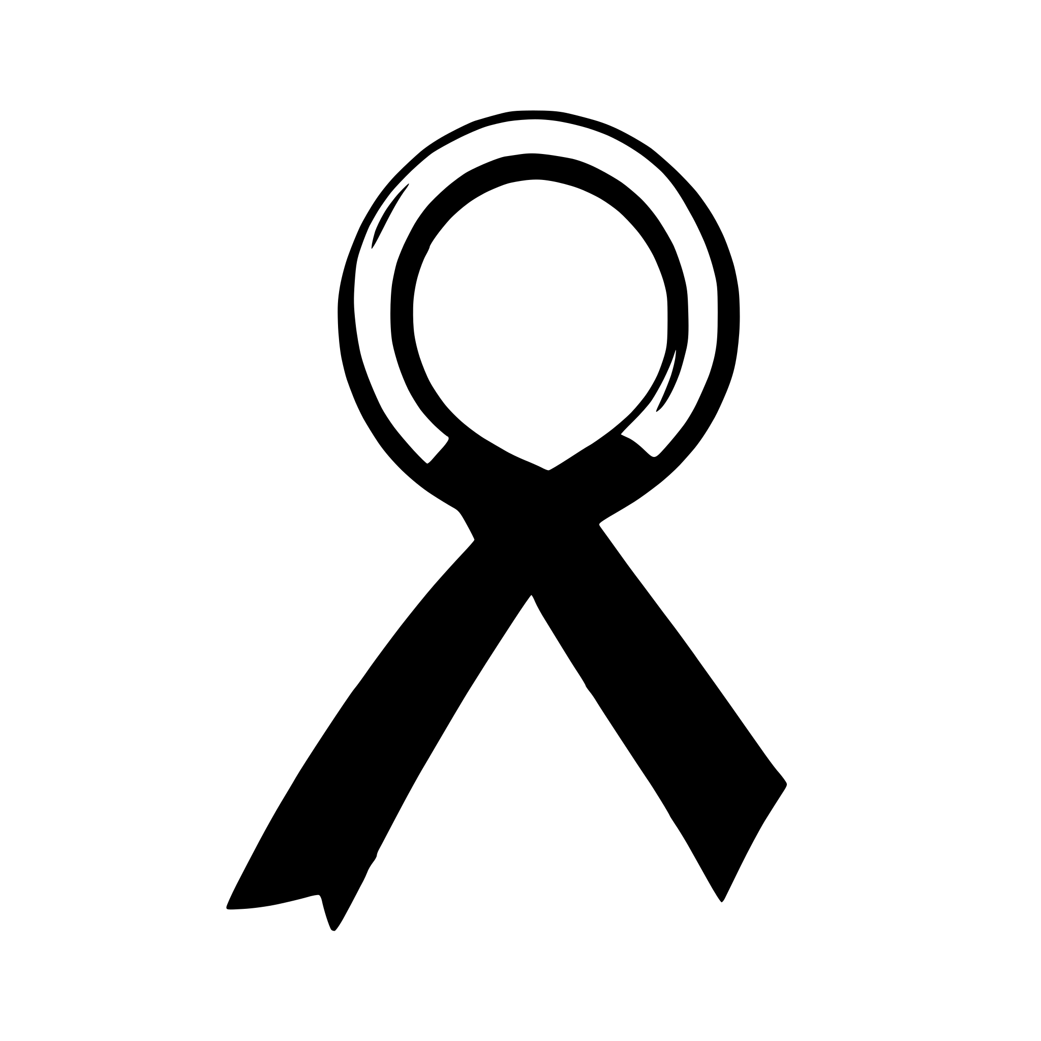 AI-generated SVG of 'red ribbon'