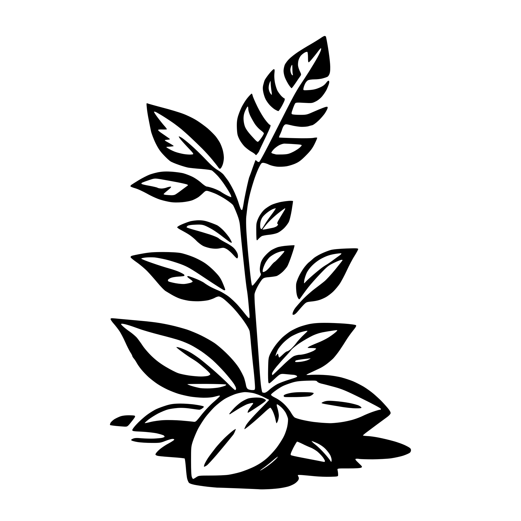 AI-generated SVG of 'gouache'