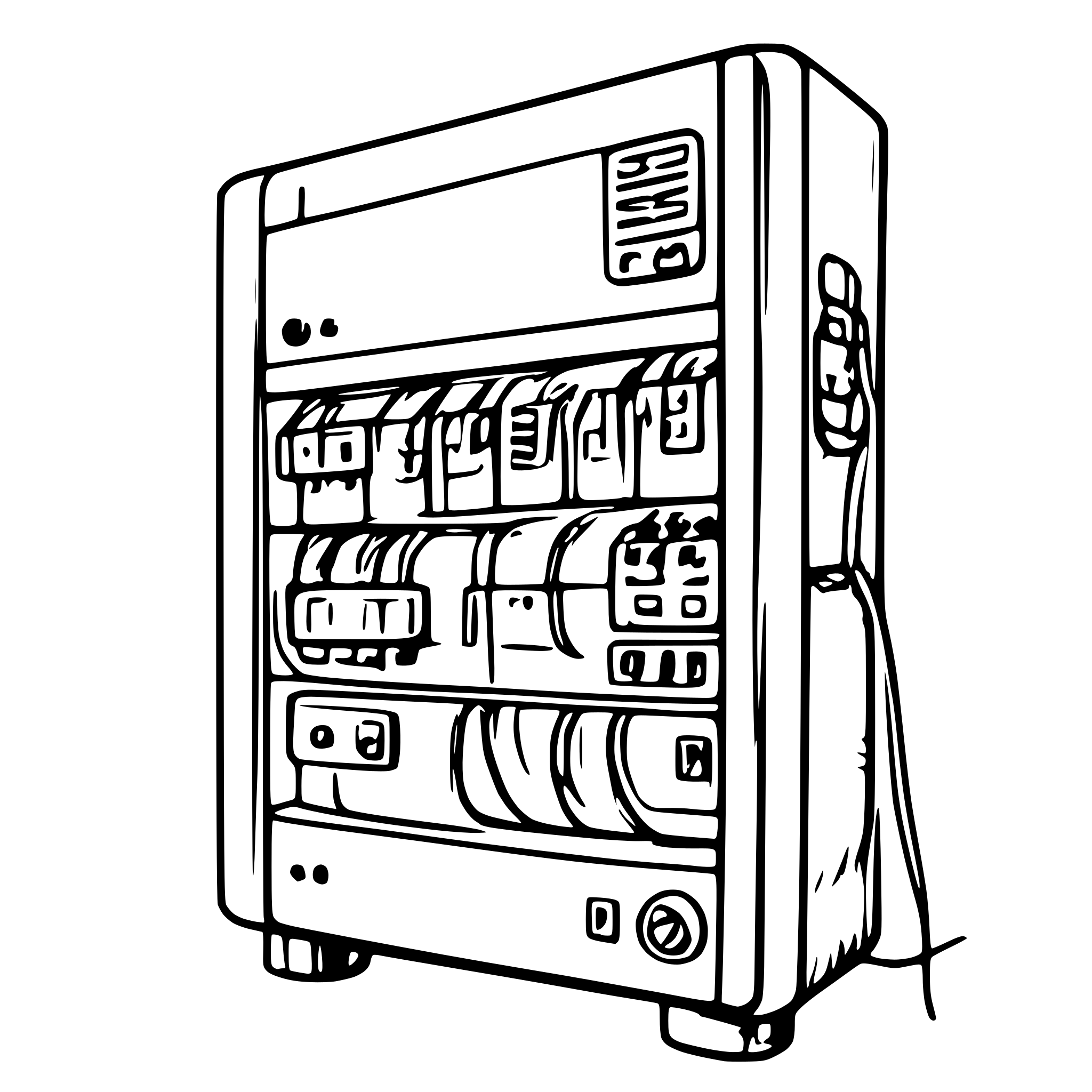 AI-generated SVG of a electrical cabinet