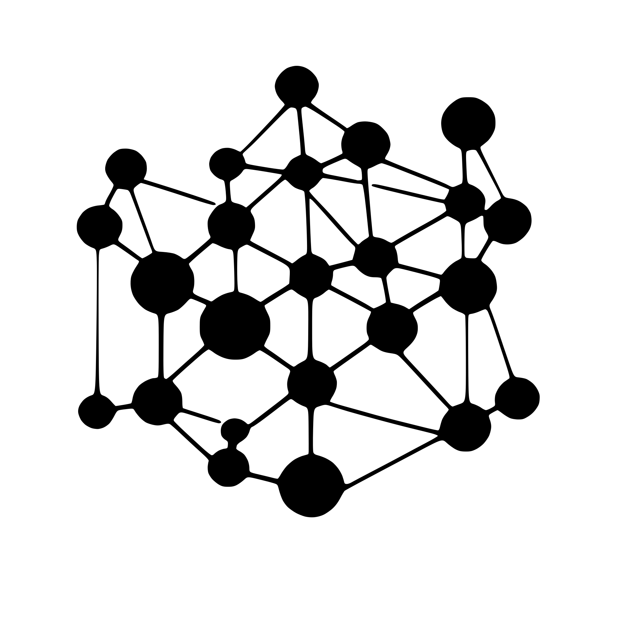AI-generated SVG of a network graph vizualization where nodes are people, abstract and clean AI-generated SVG of a network graph vizualization where nodes are people, abstract and clean