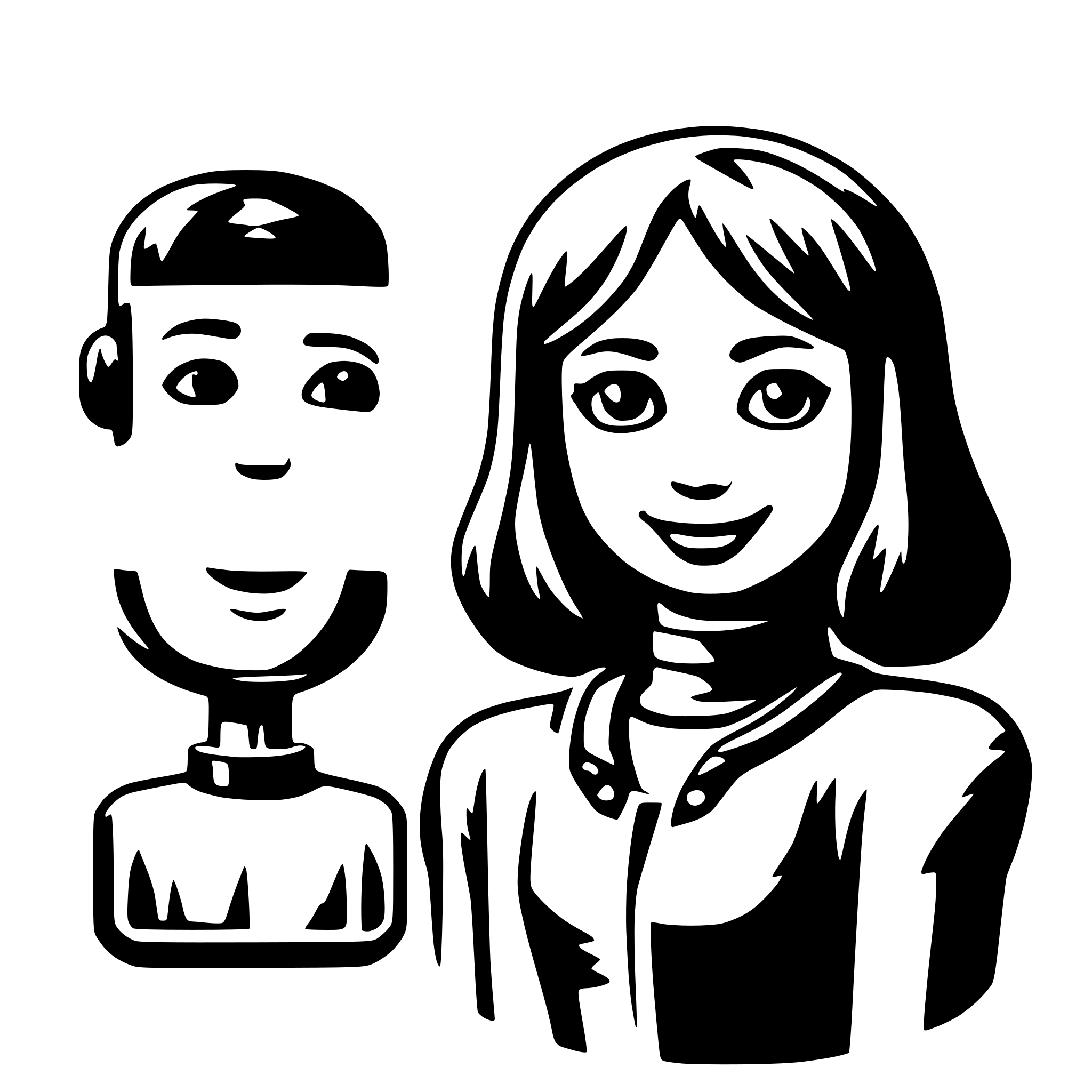 AI-generated SVG of a AI Chat App
