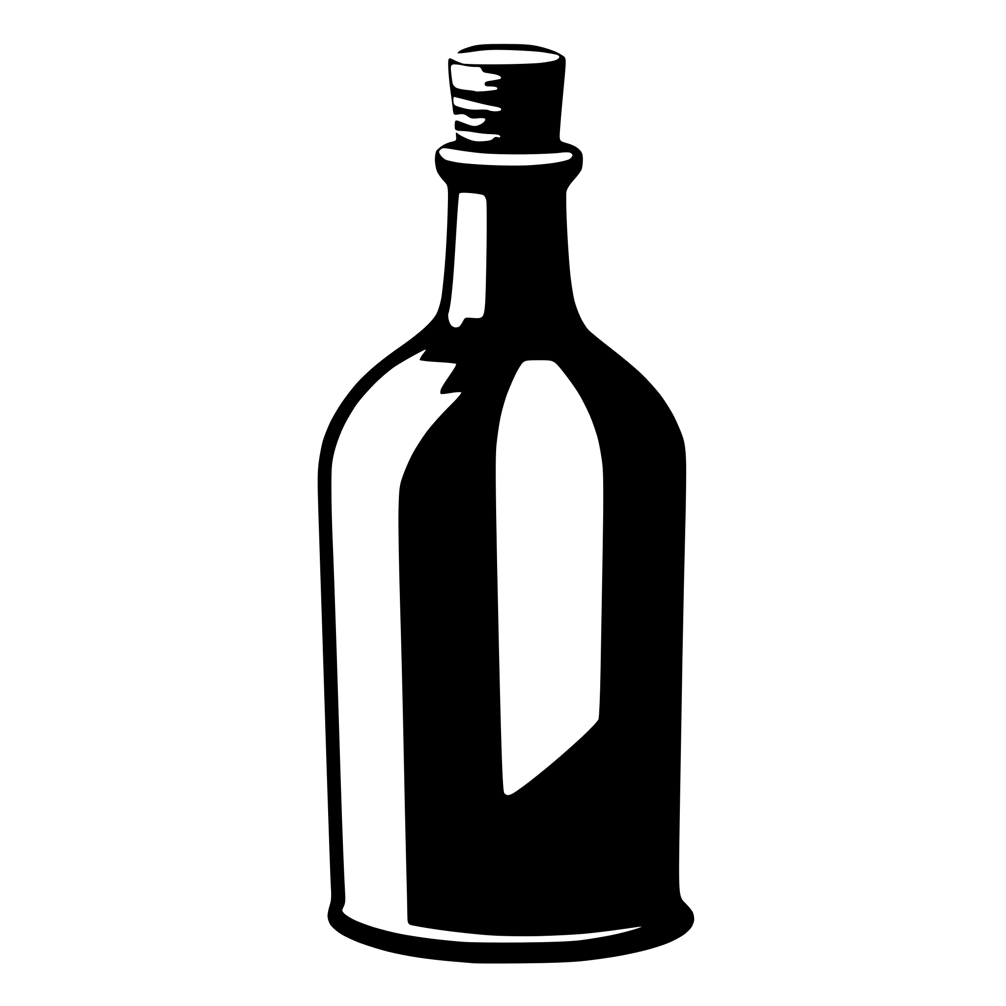 AI-generated SVG of a bottle