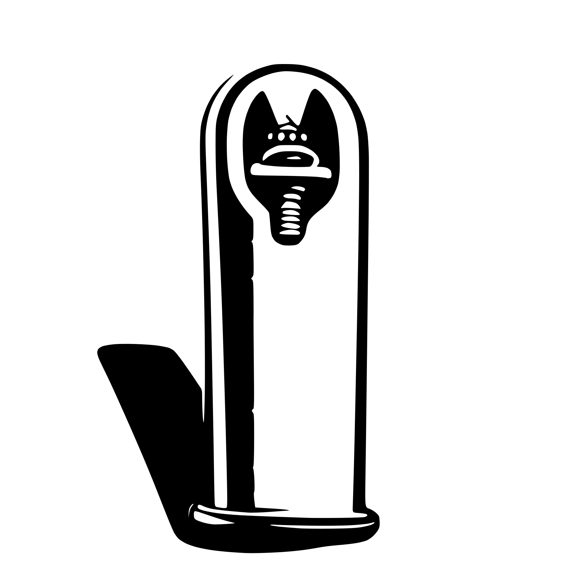 AI-generated SVG of a funny bottle opener