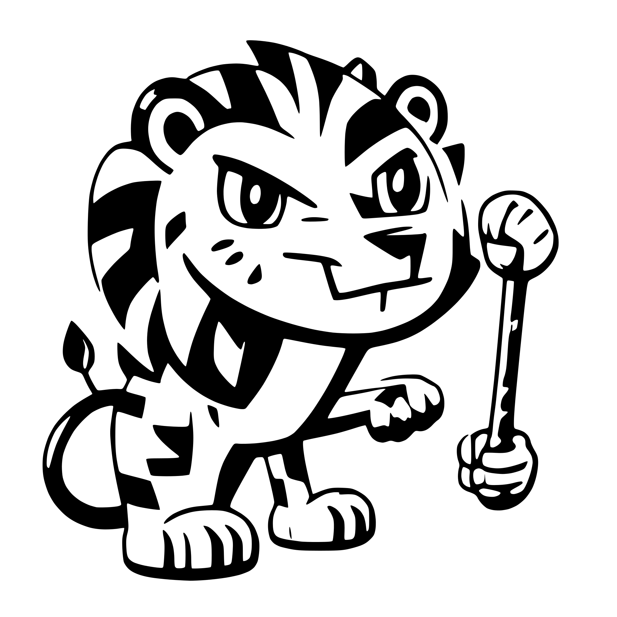 AI-generated SVG of a lion, fight, tiger