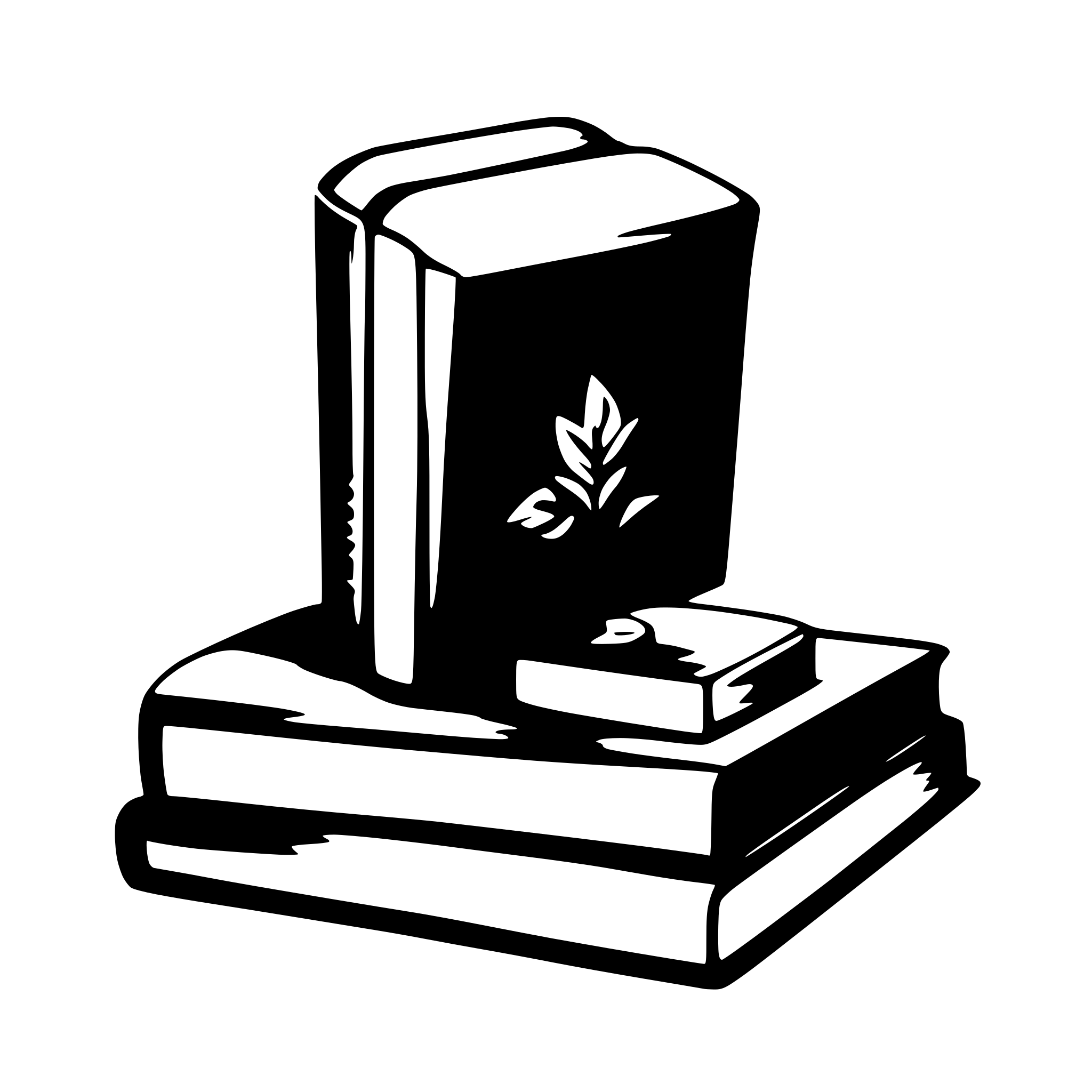 AI-generated SVG of a books