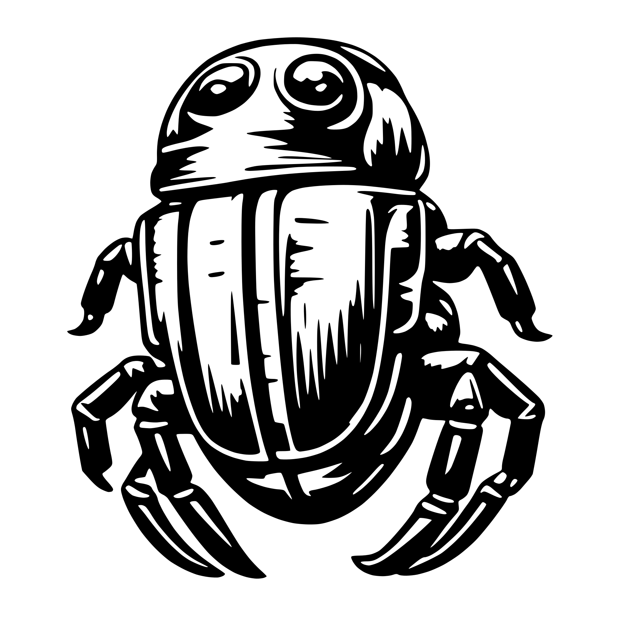 AI-generated SVG of a un énorme scarabé très disproportionné visible dans sa totalité de côté en simple linocut style monochrome , image format portrait allongée. fond blanc en arriere plan AI-generated SVG of a un énorme scarabé très disproportionné visible dans sa totalité de côté en simple linocut style monochrome , image format portrait allongée. fond blanc en arriere plan