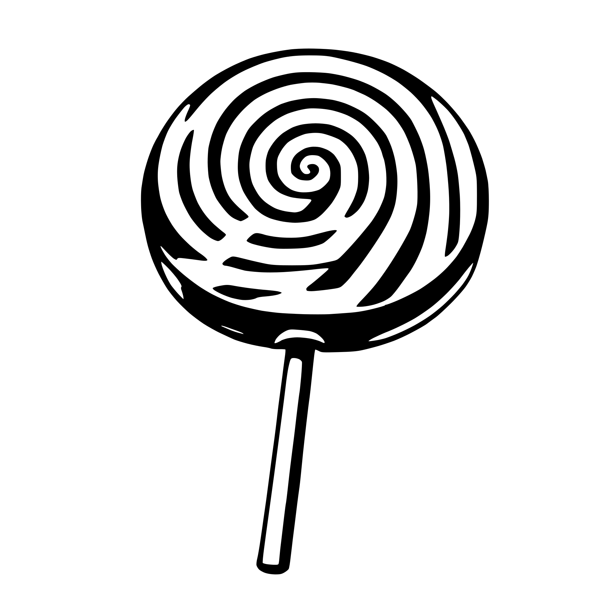 AI-generated SVG of a lollipop