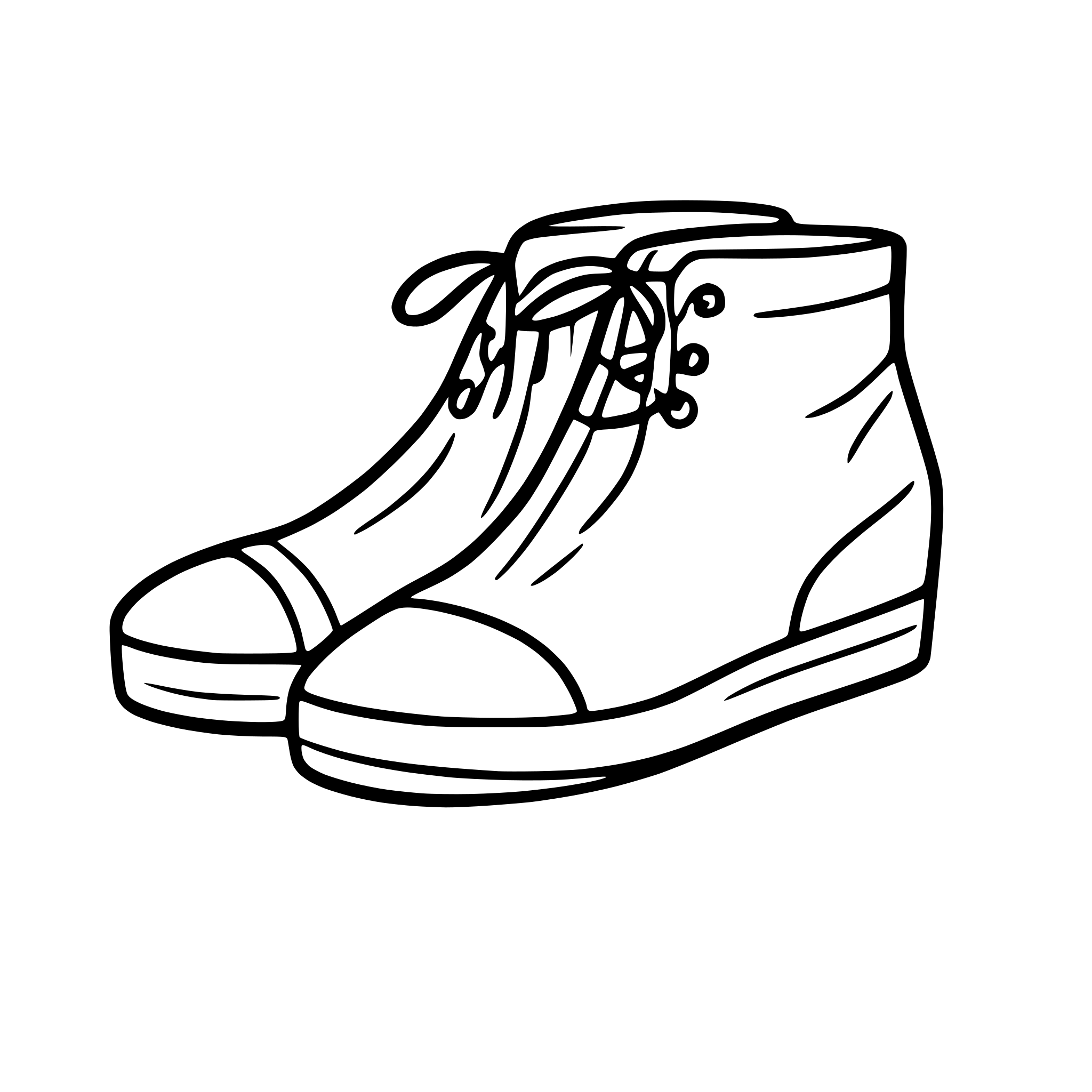 AI-generated SVG of a shoe medieval