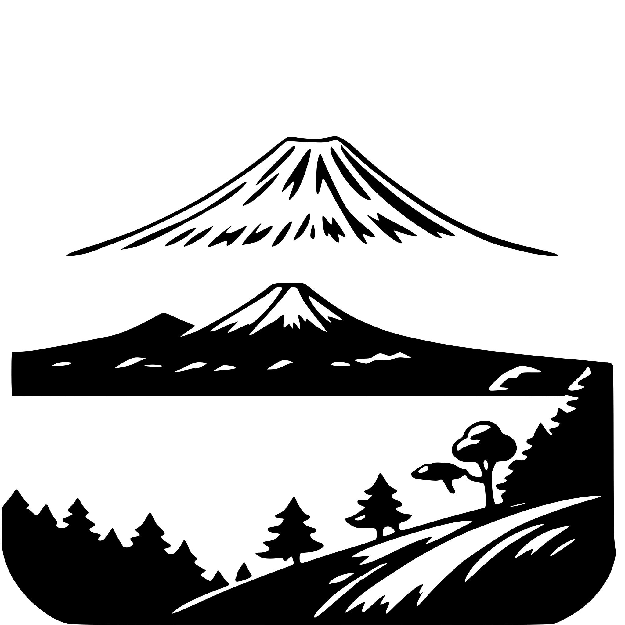 AI-generated SVG of 'mount fuji'