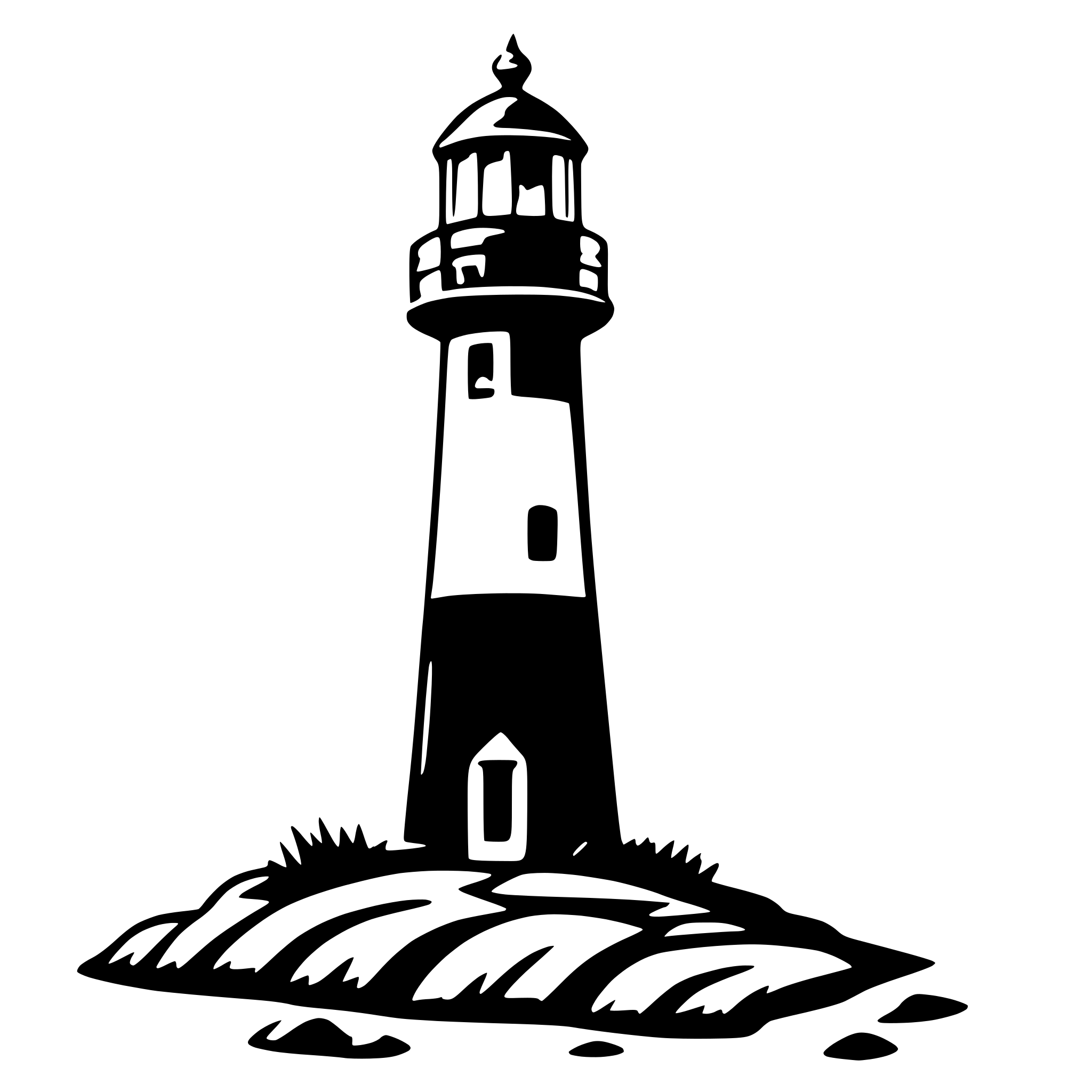 AI-generated SVG of 'lighthouse'