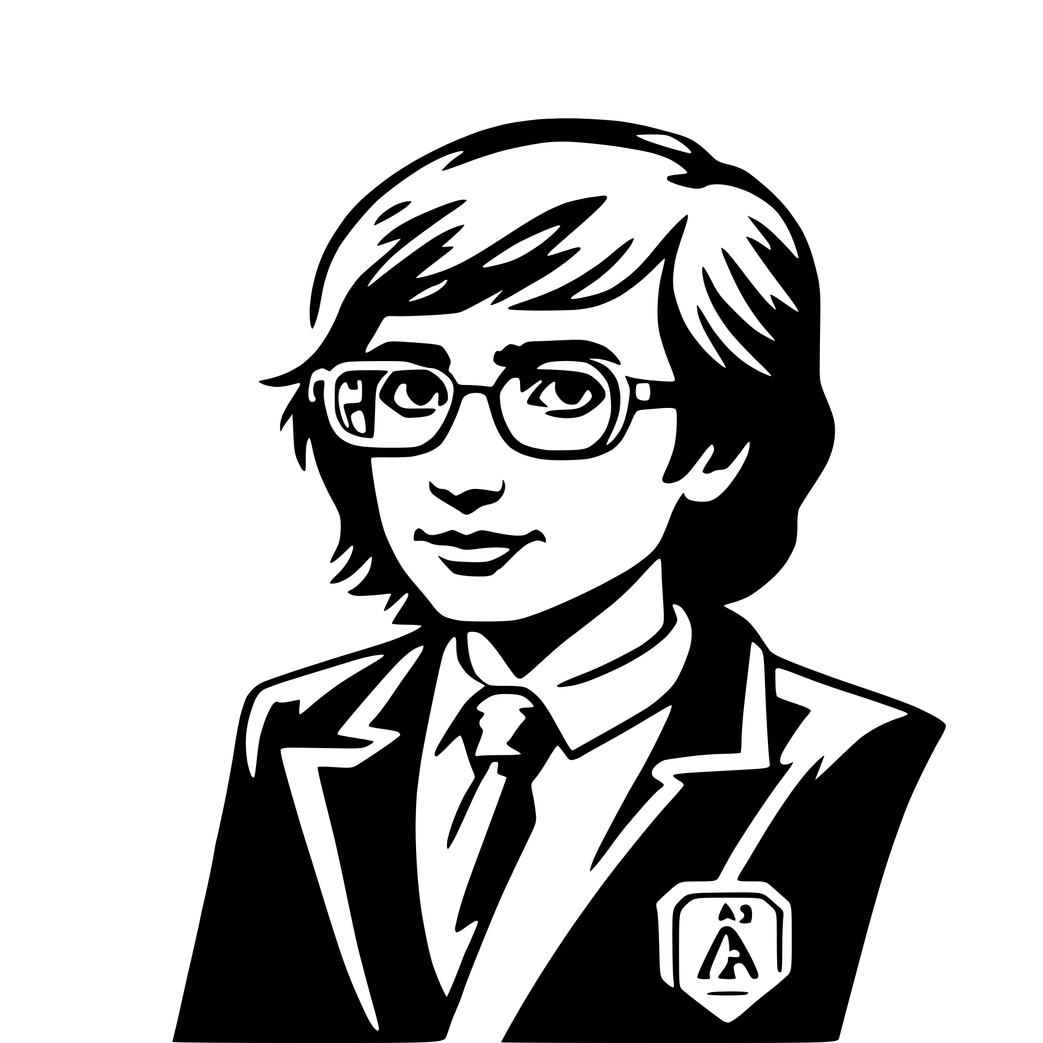 AI-generated SVG of a statistician