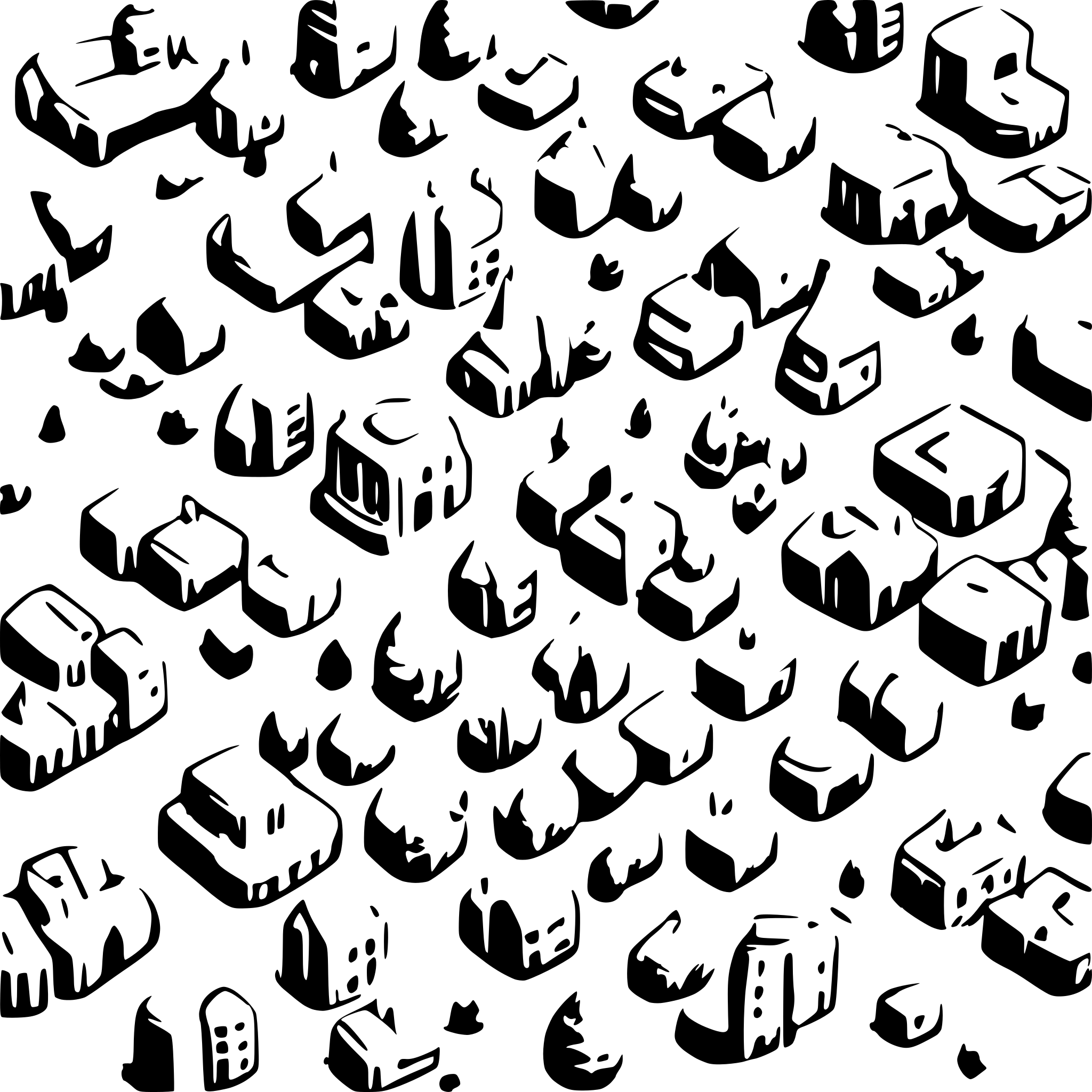 AI-generated SVG of a cute bubbly hub of cities