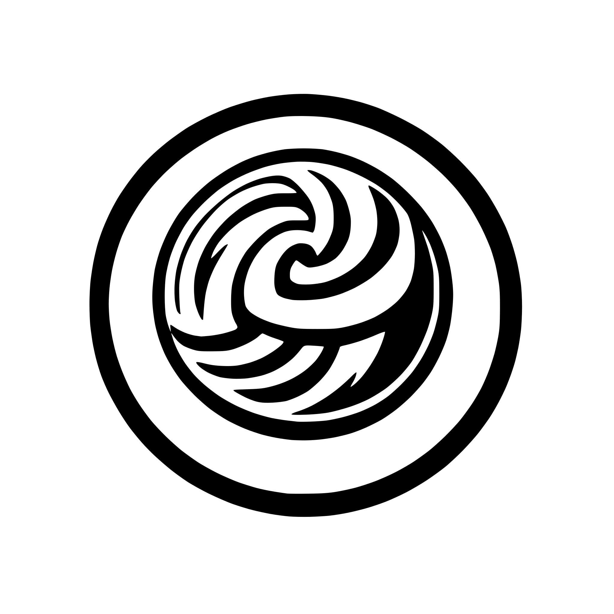 AI-generated SVG of a spiral sphere