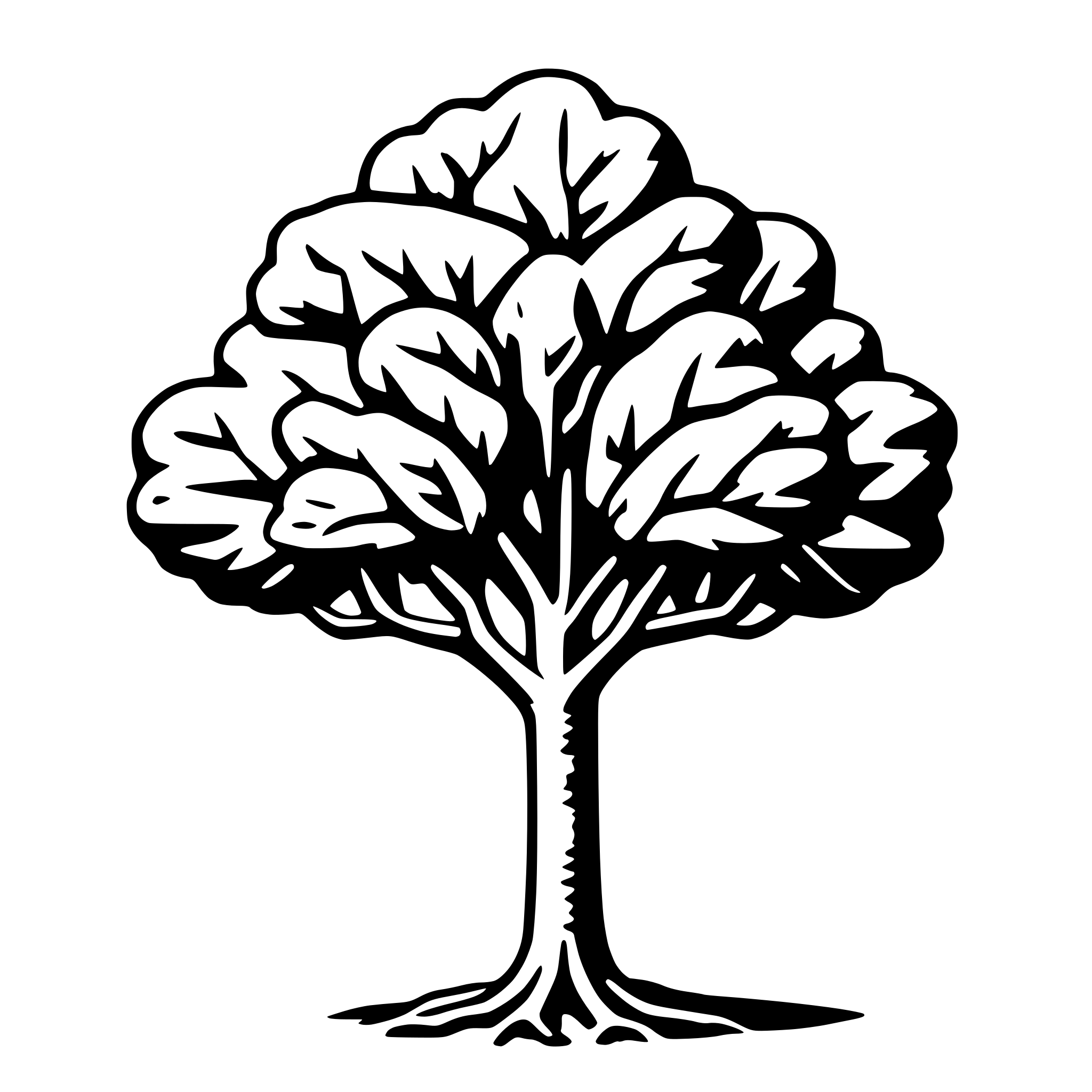 SVG for 'symmetrical fig tree drawing' | AI-Generated Custom Vector Graphic