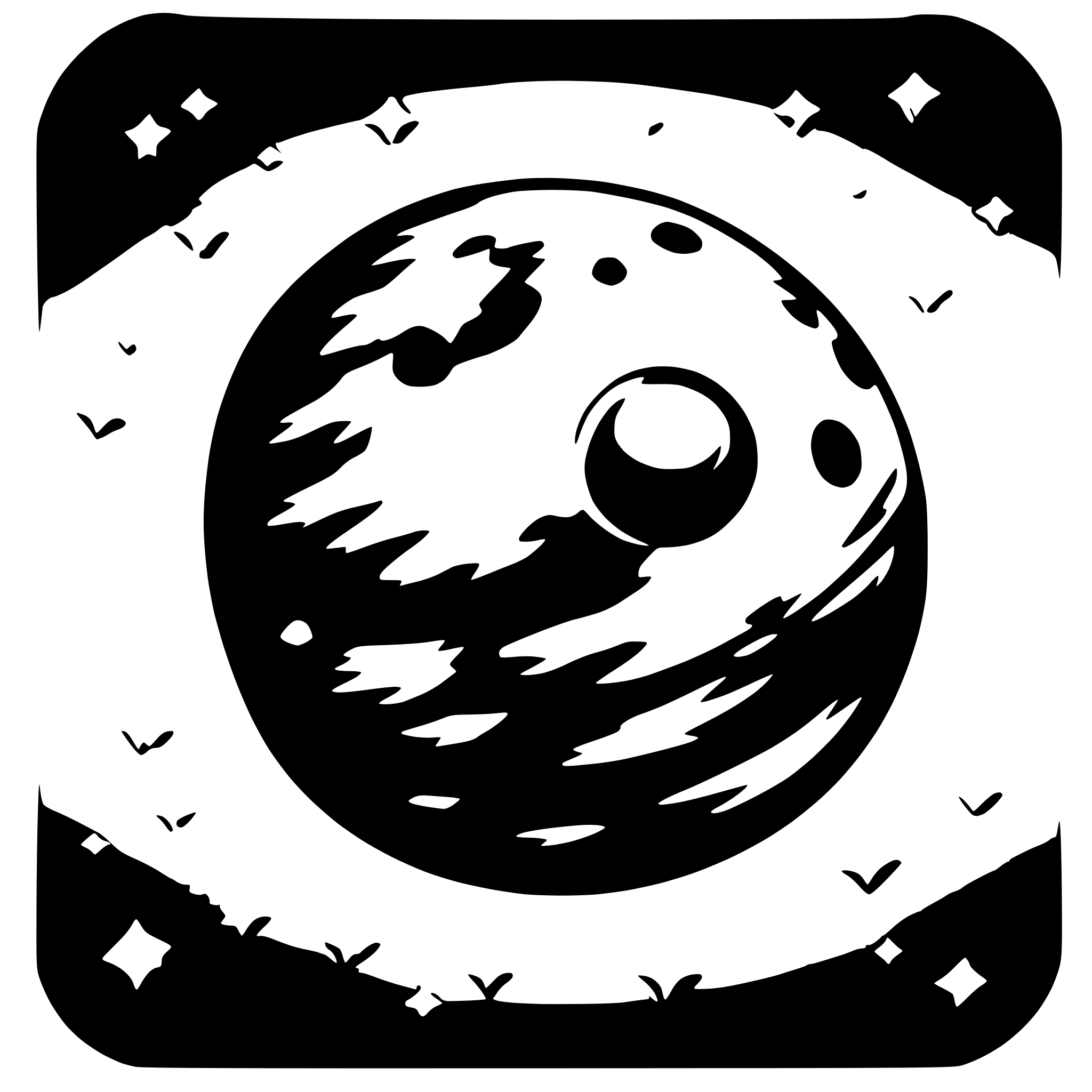 AI-generated SVG of 'Planet In space'
