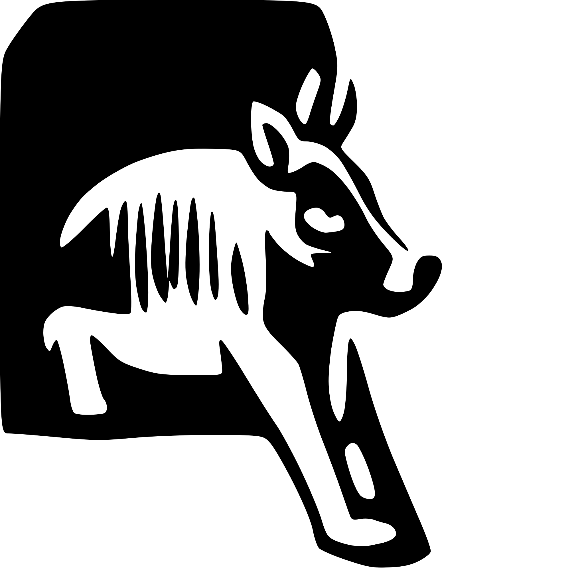 AI-generated SVG of a wild boar right