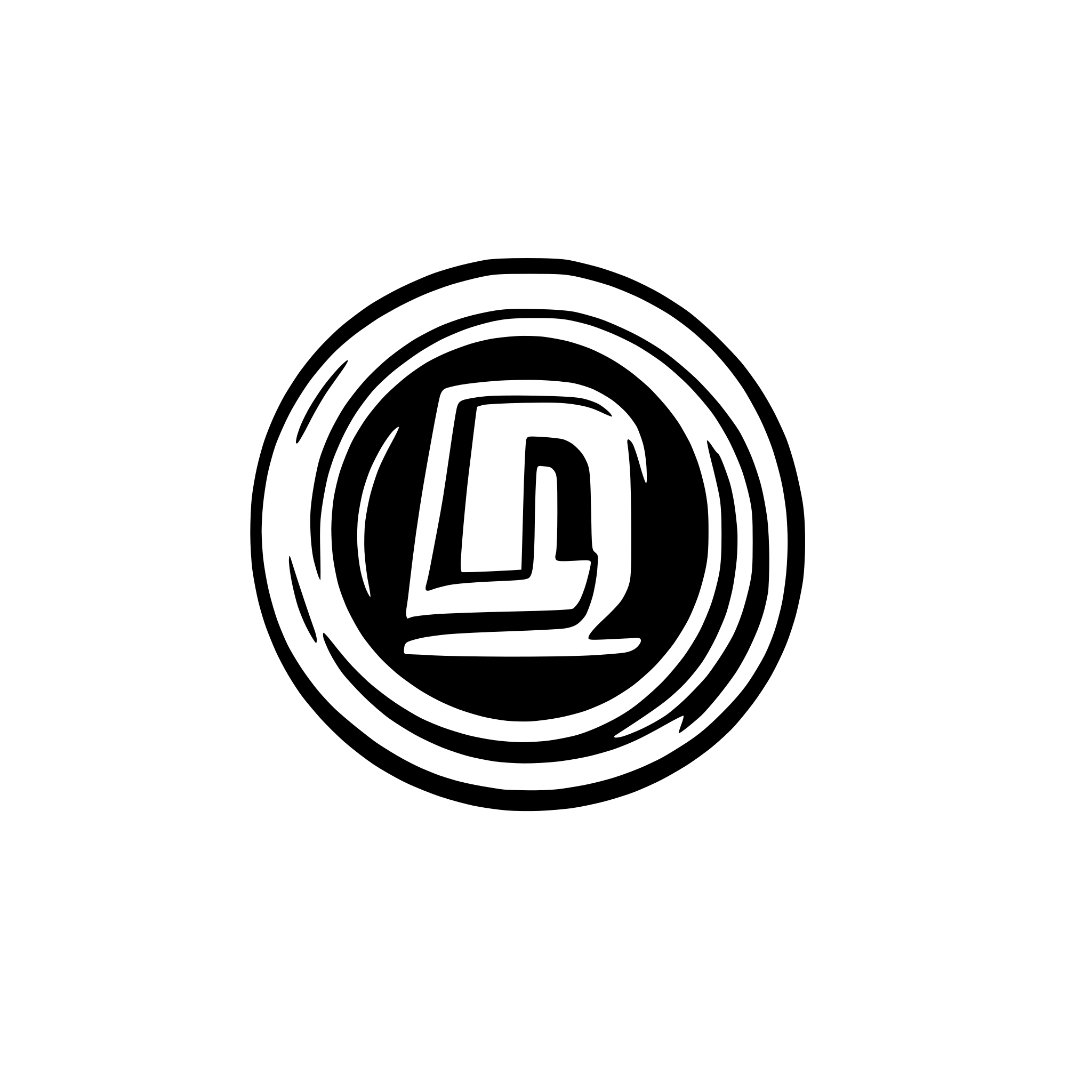 AI-generated SVG of a create a professional company logo with the initials DC