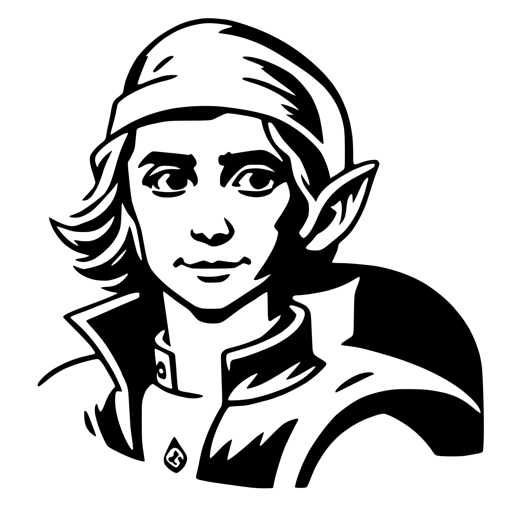 AI-generated SVG of 'elf'
