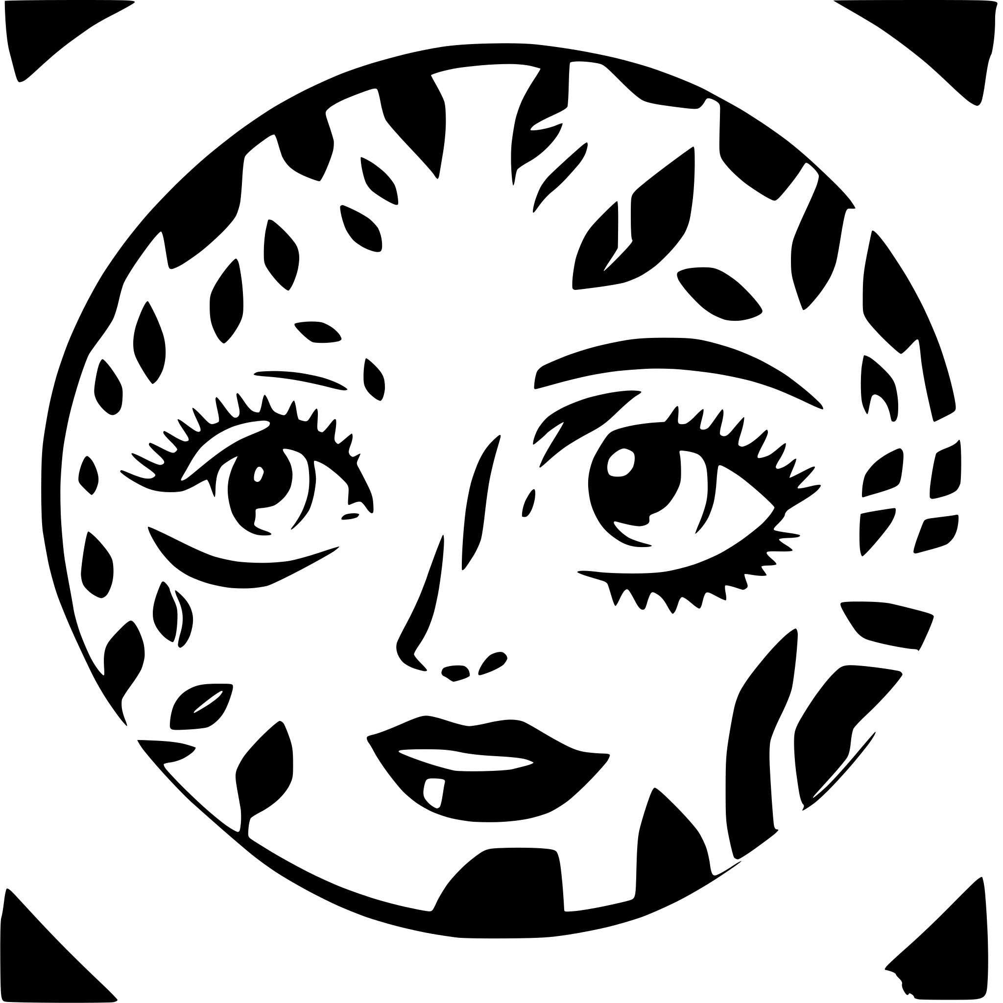 AI-generated SVG of 'circuit eye'