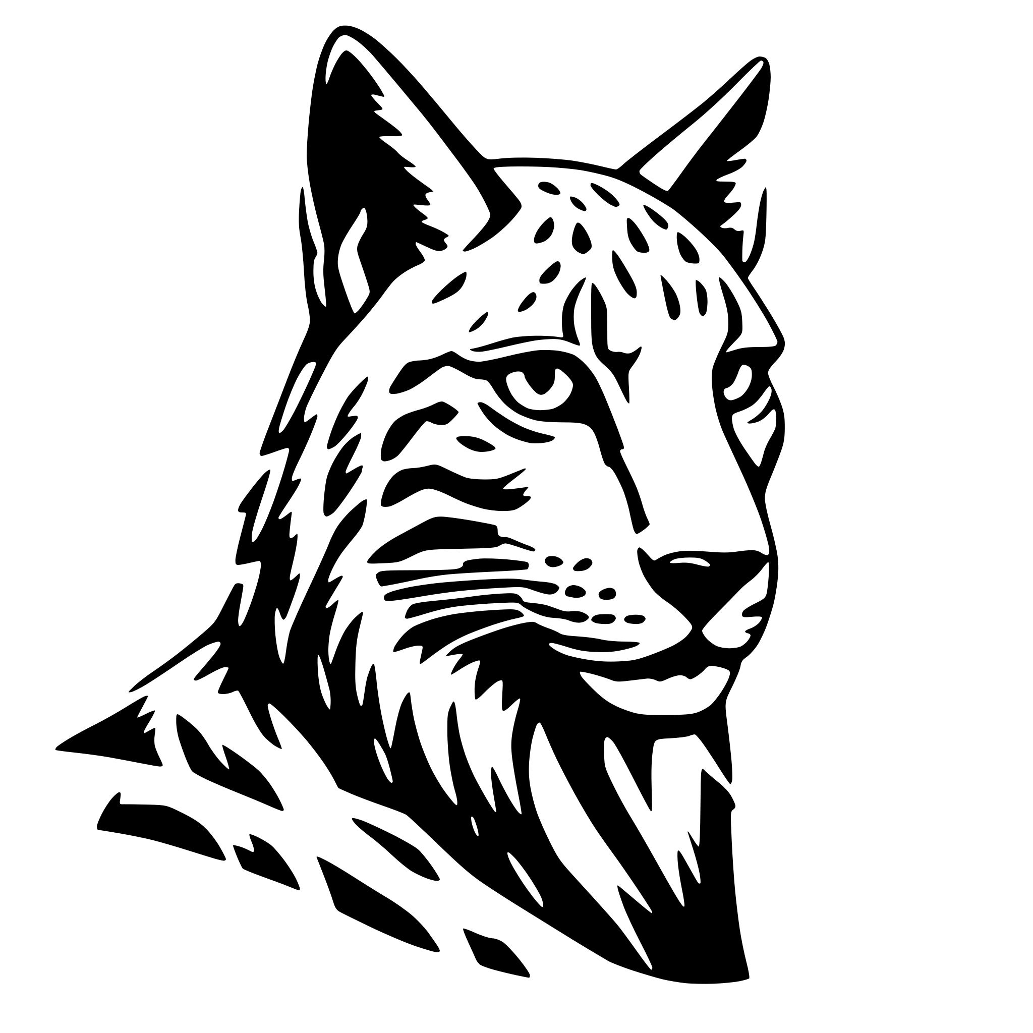 AI-generated SVG of 'lynx seo lines'