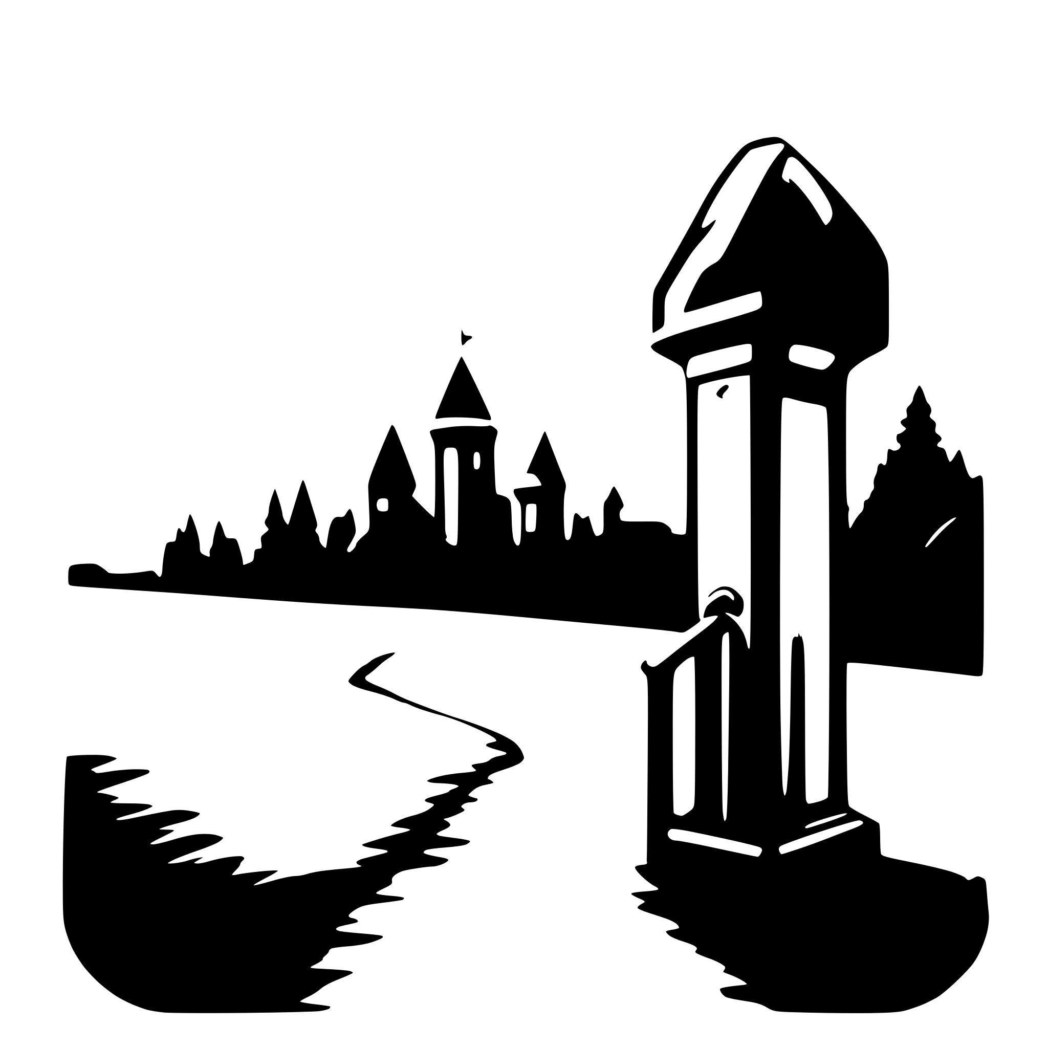 AI-generated SVG of a return by azimuth