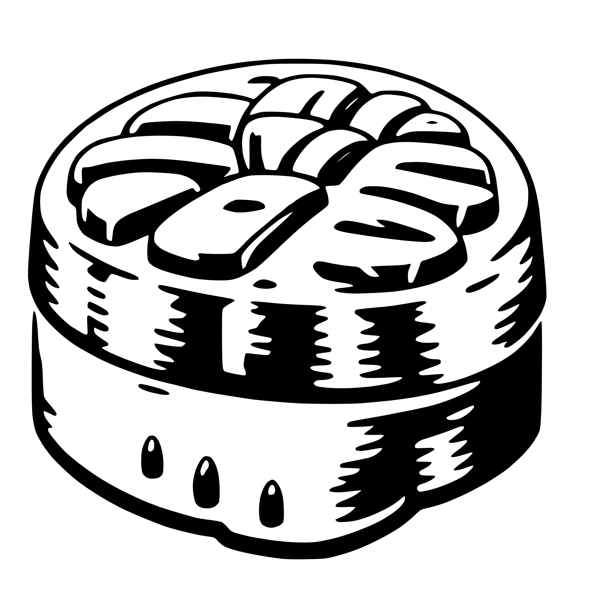 AI-generated SVG of 'praline'