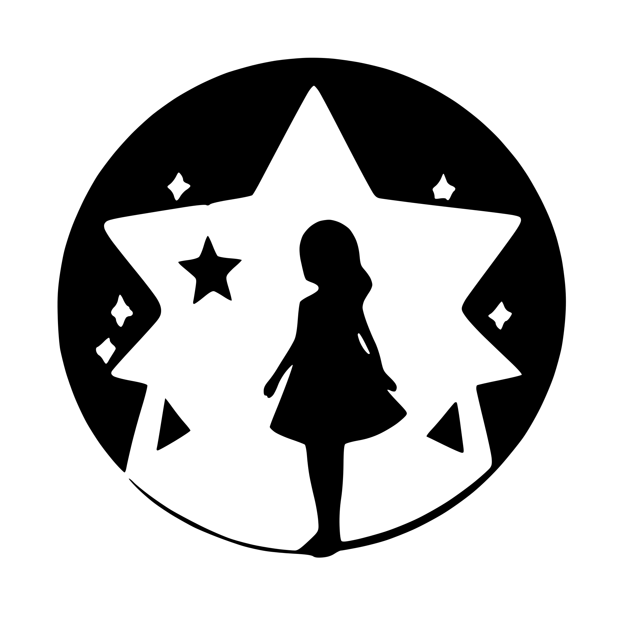 AI-generated SVG of a star